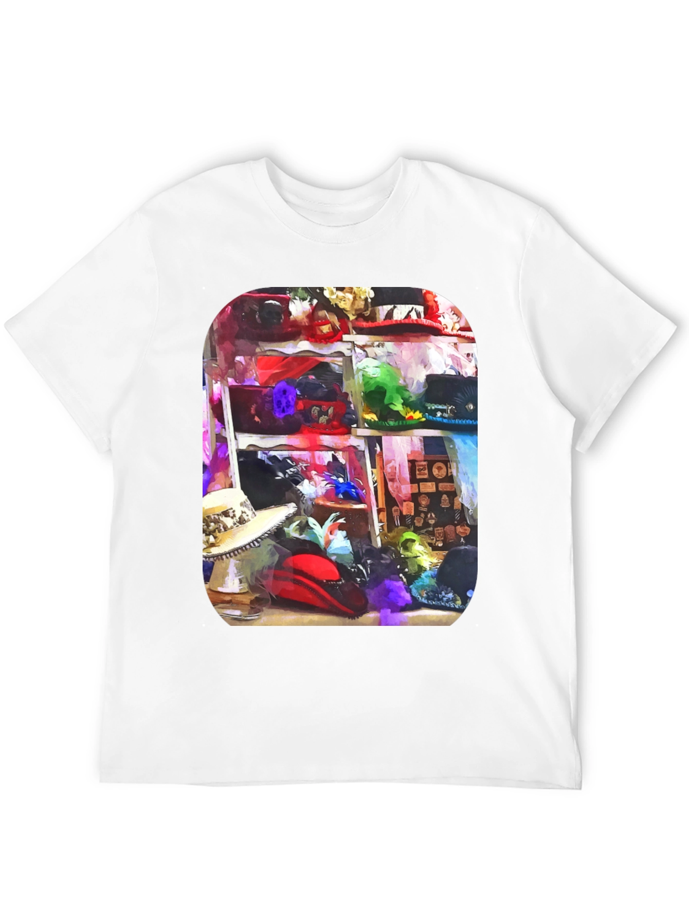 Hats Galore Mens Black T-Shirt