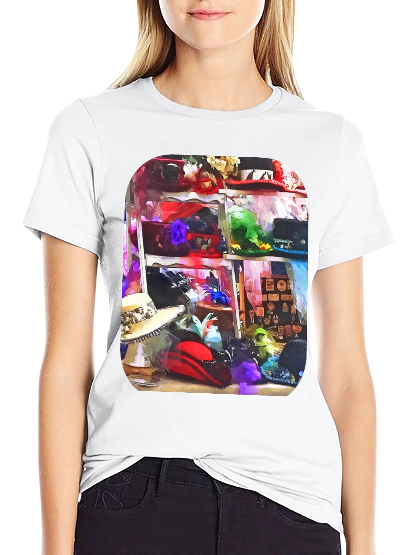 Hats Galore Mens Black T-Shirt