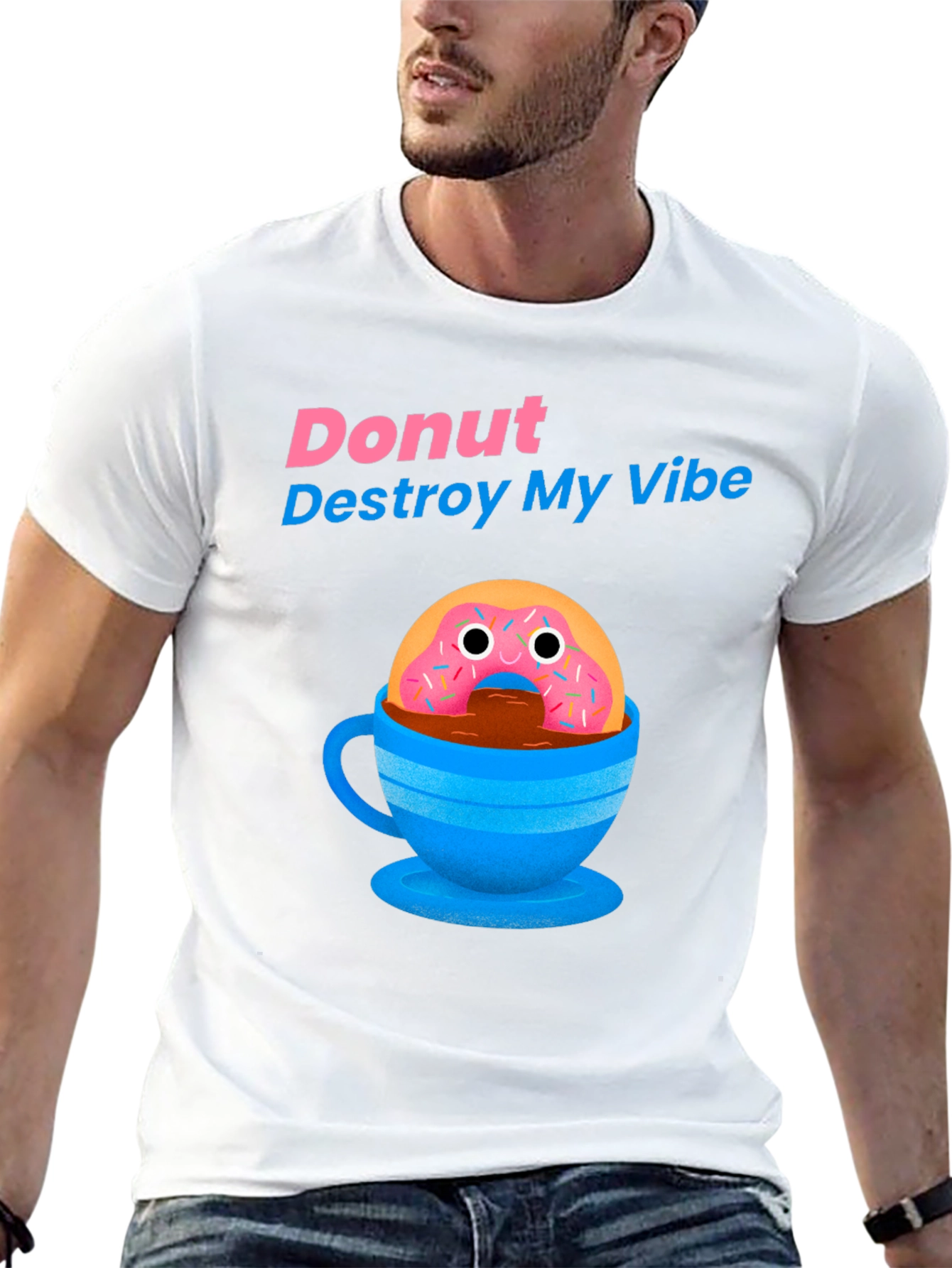 Donut Destroy My Vibe Graphic T-Shirt