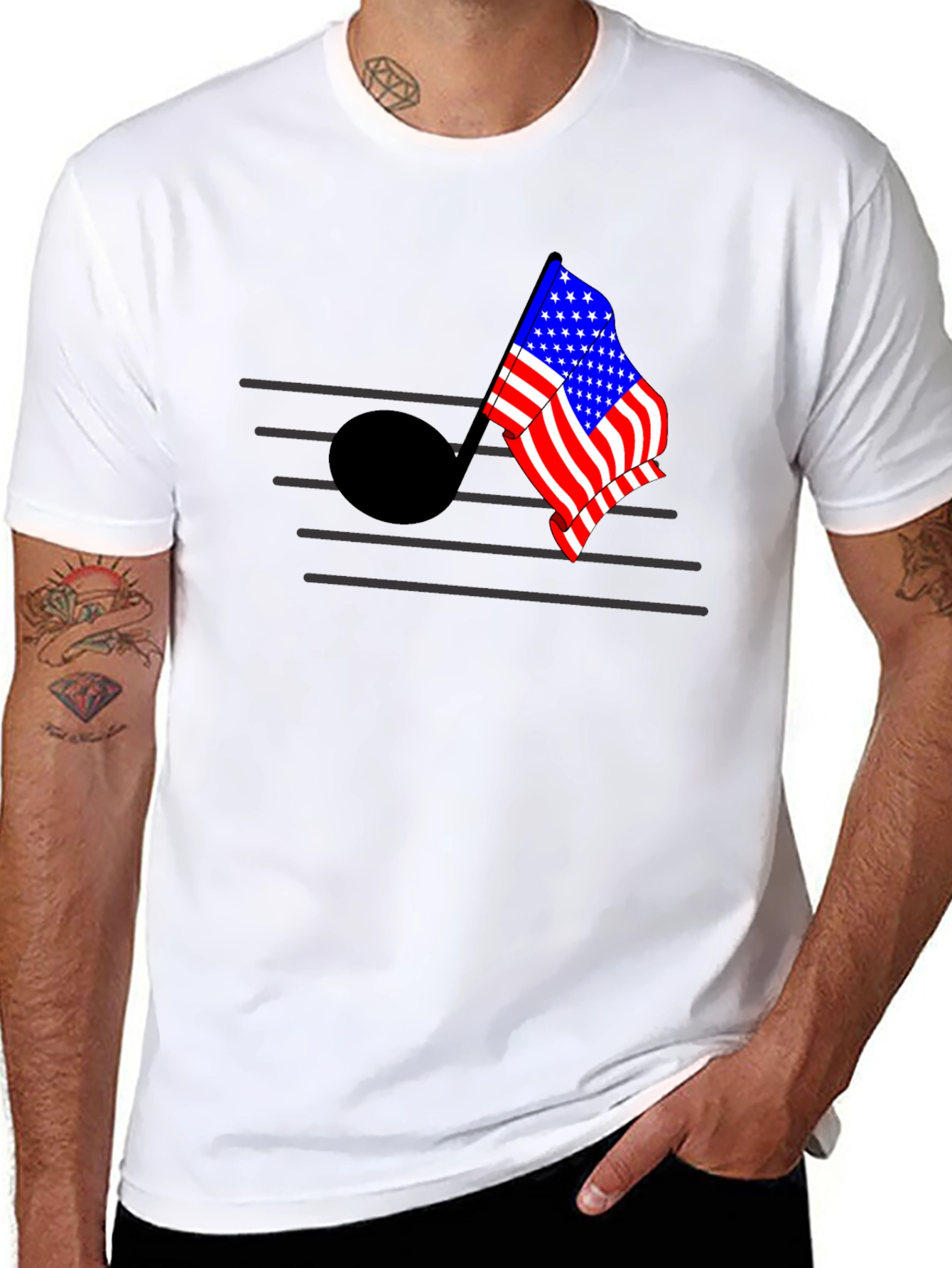 Musical Patriotic T-Shirt