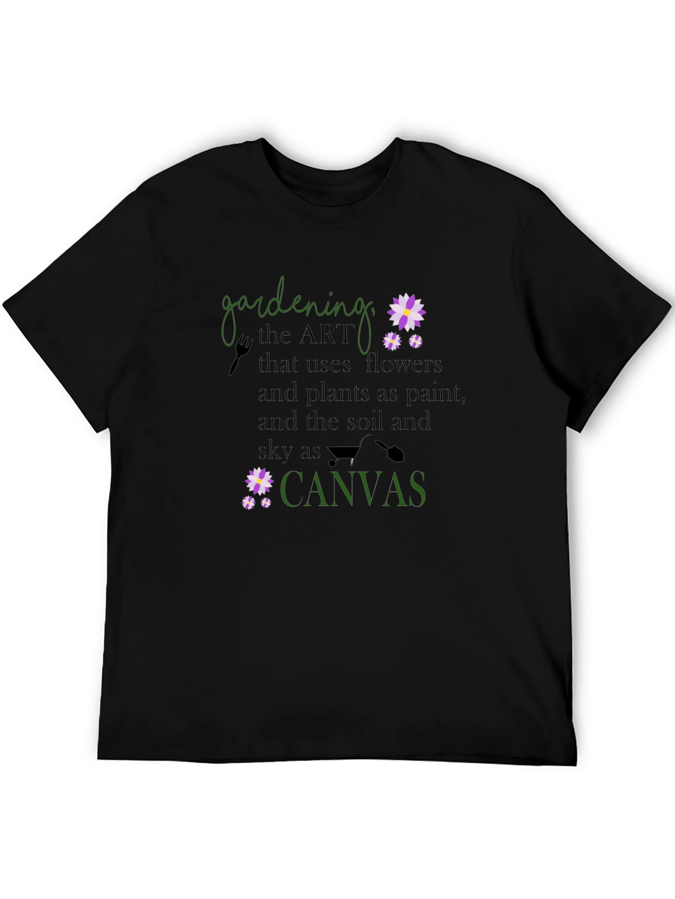Gardening Art T-Shirt - Nature Lover Tee