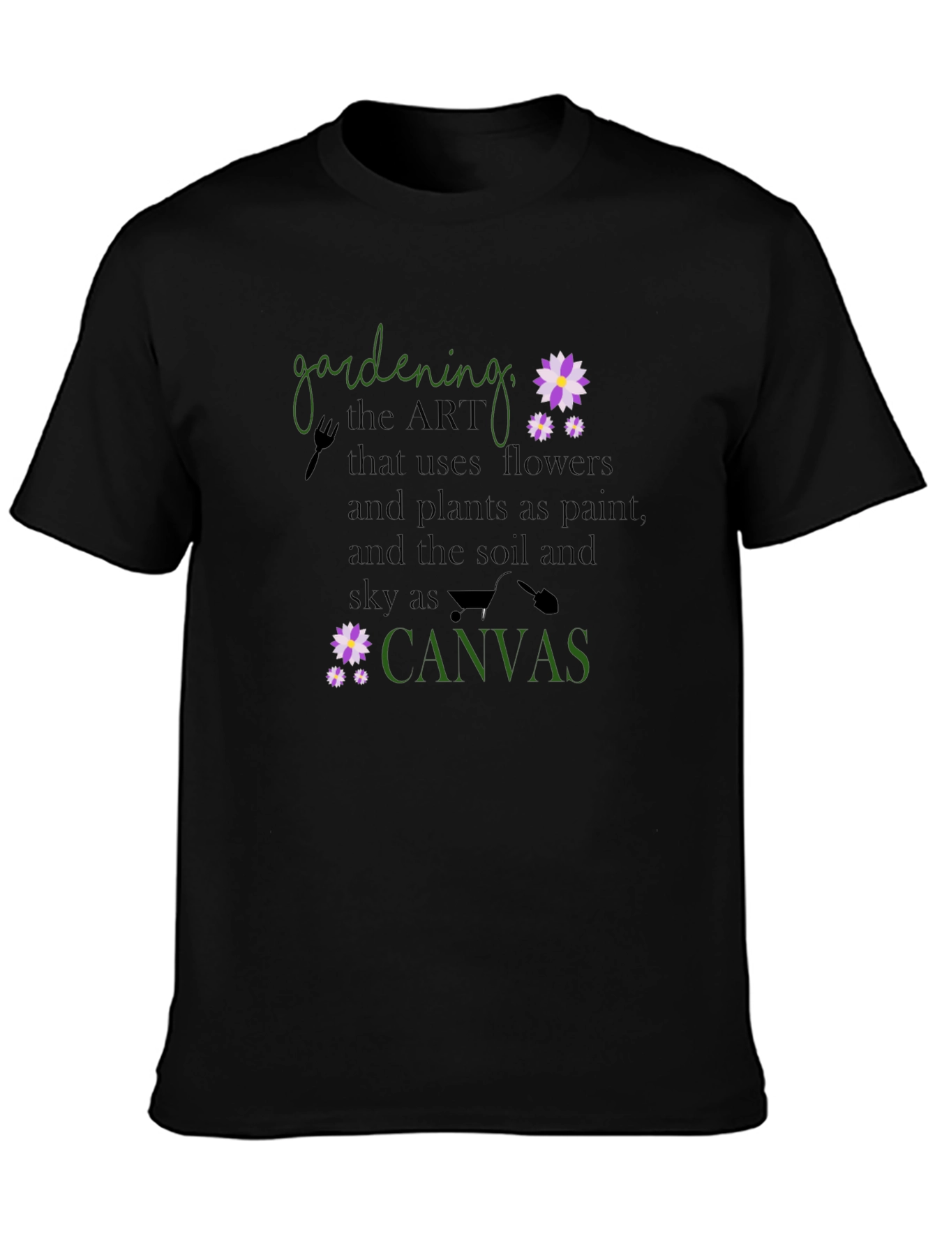 Gardening Art T-Shirt - Nature Lover Tee