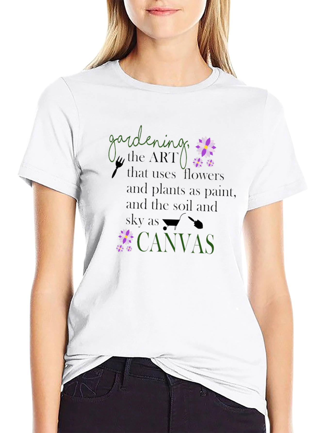 Gardening Art T-Shirt - Nature Lover Tee