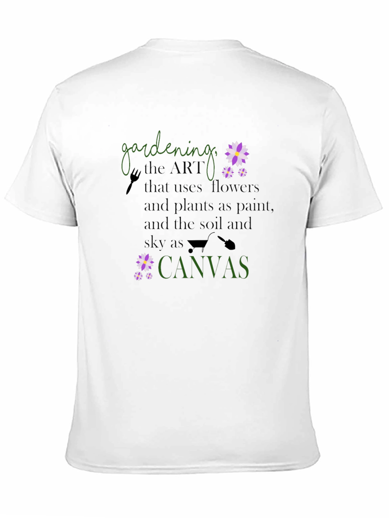 Gardening Art T-Shirt - Nature Lover Tee