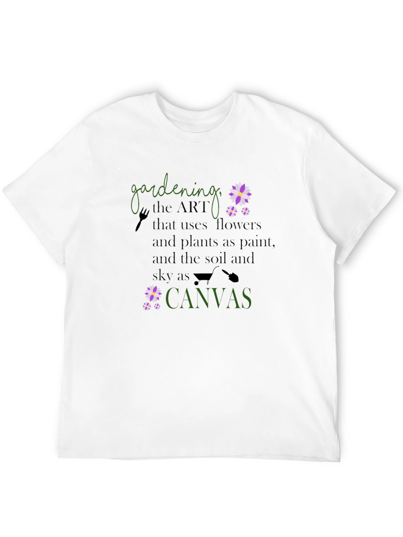 Gardening Art T-Shirt - Nature Lover Tee