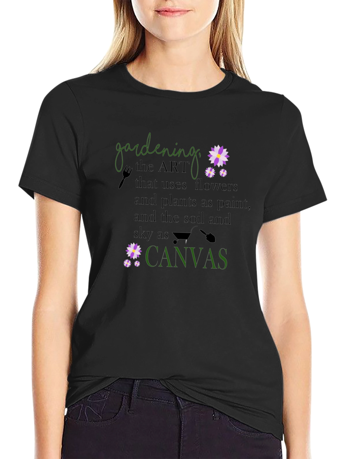 Gardening Art T-Shirt - Nature Lover Tee