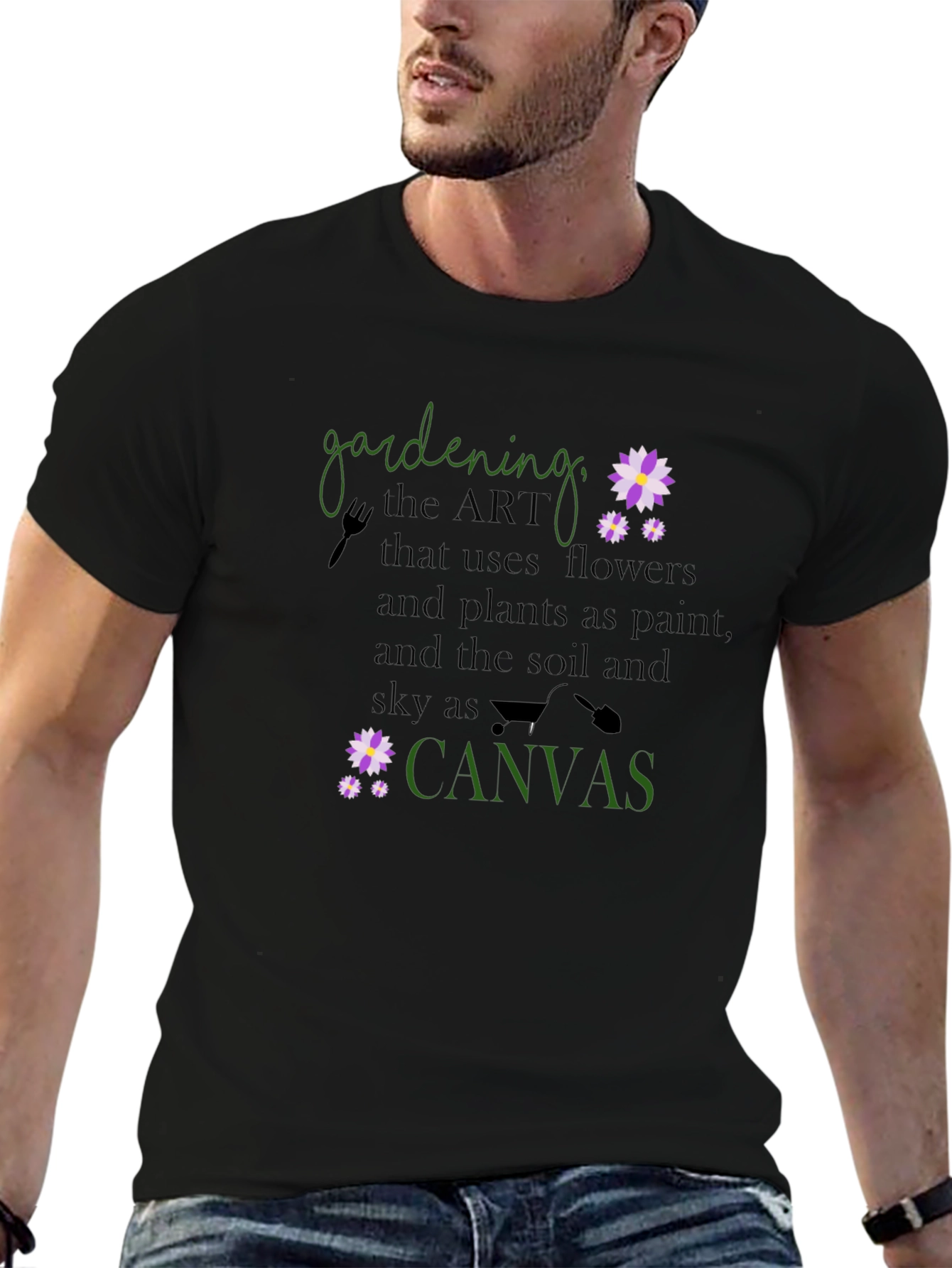Gardening Art T-Shirt - Nature Lover Tee
