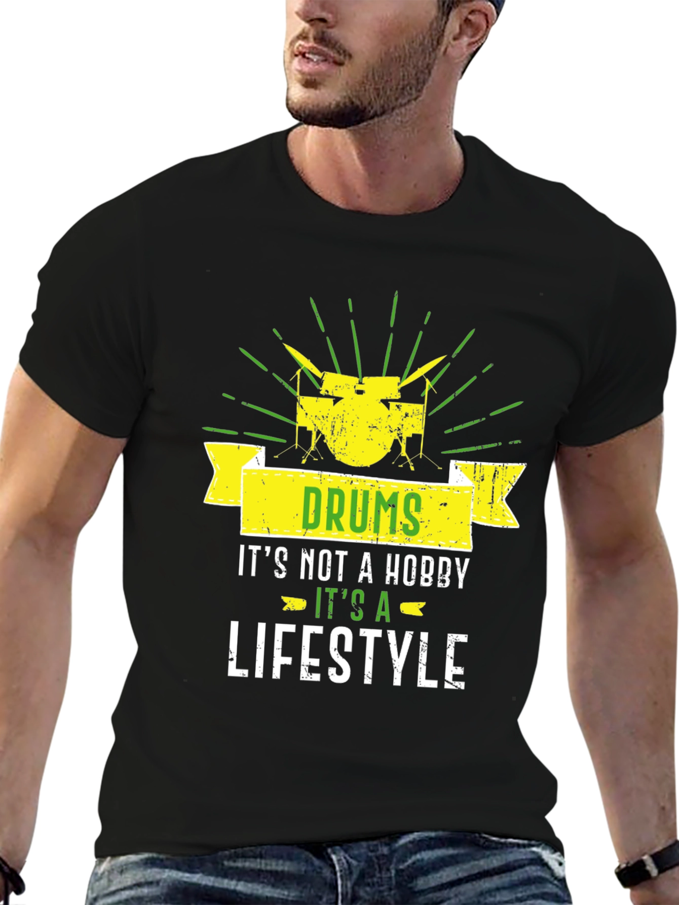 Drums Lifestyle Graphic Tee