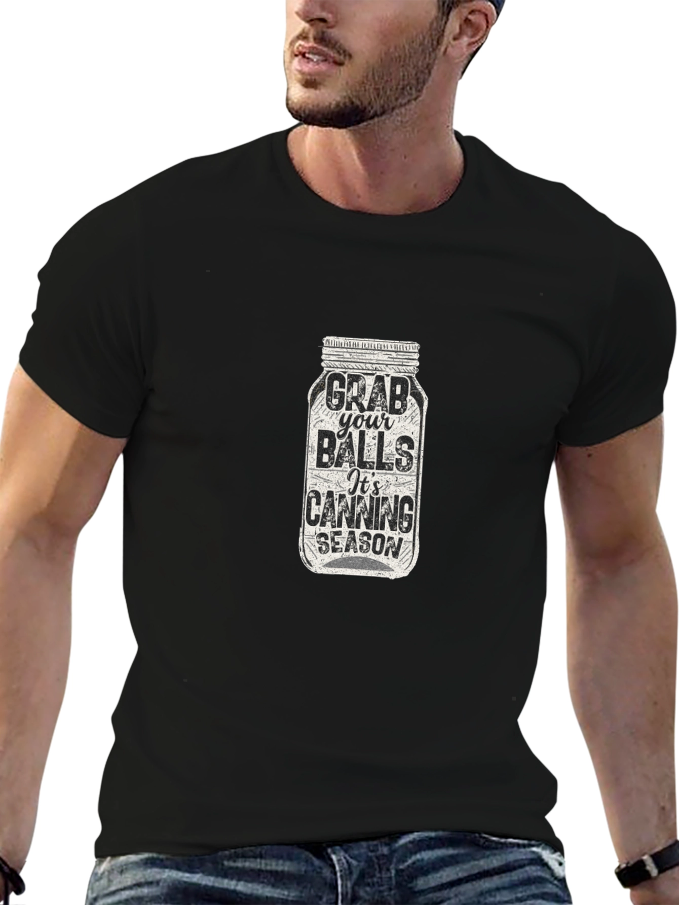 Grab Your Balls Canning Season Graphic T-Shirt