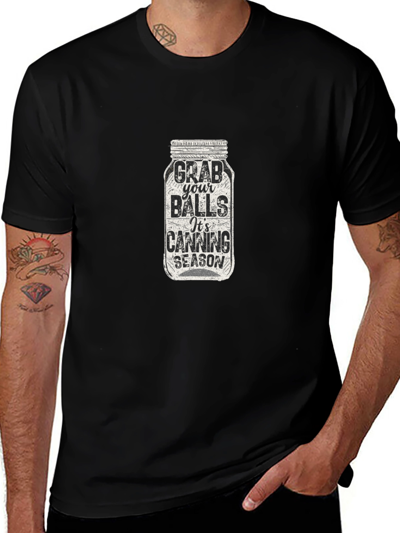 Grab Your Balls Canning Season Graphic T-Shirt