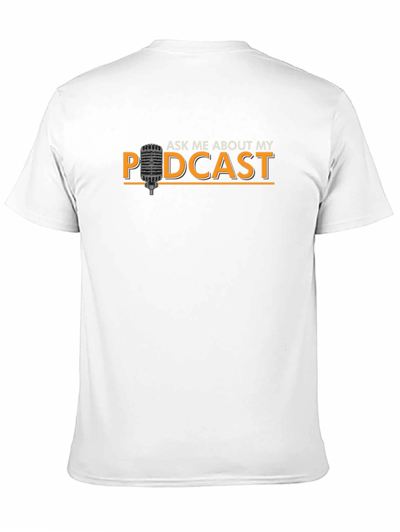 Ask Me About My Podcast Black T-Shirt
