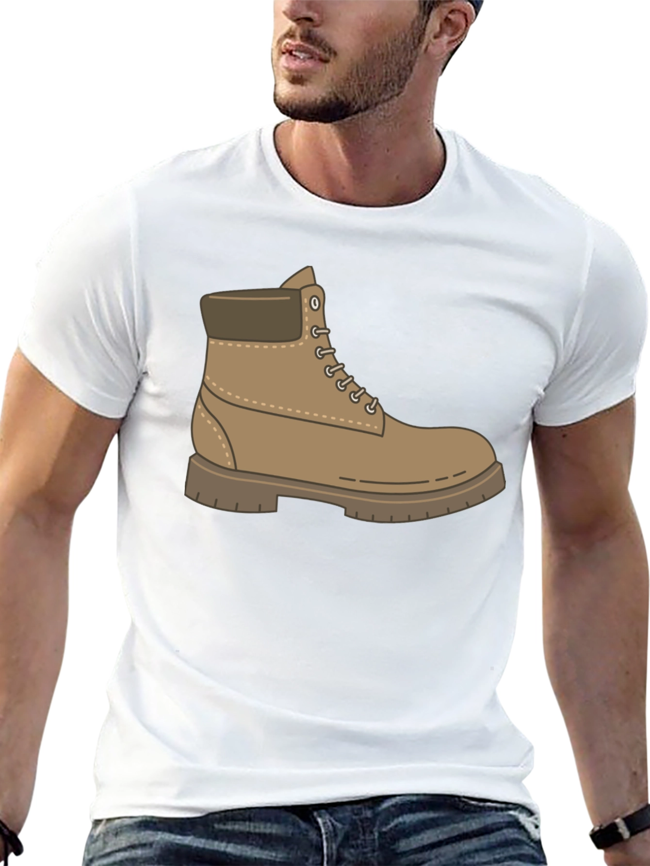 Boot Graphic Tee - Stylish Casual Wear