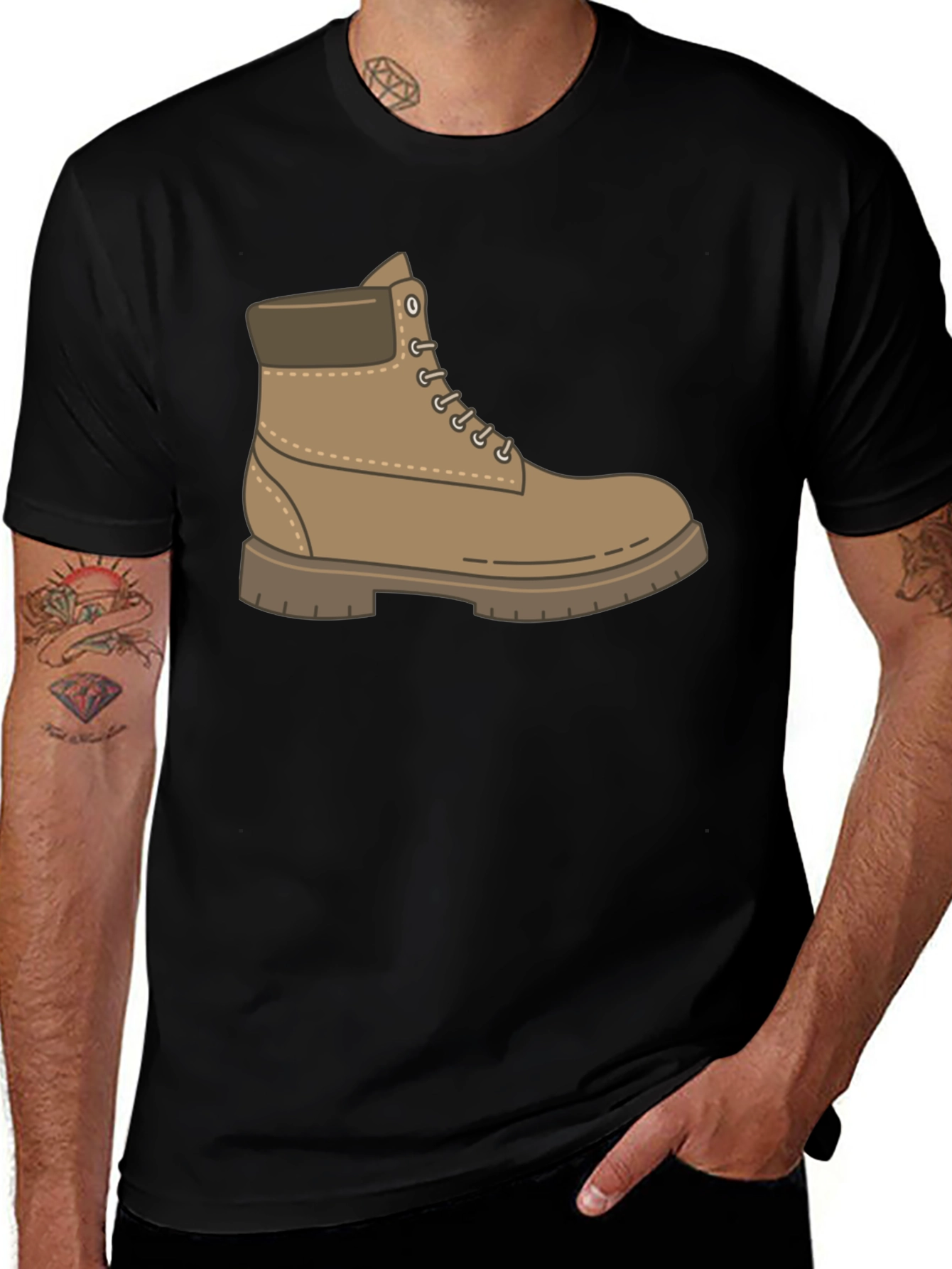 Boot Graphic Tee - Stylish Casual Wear