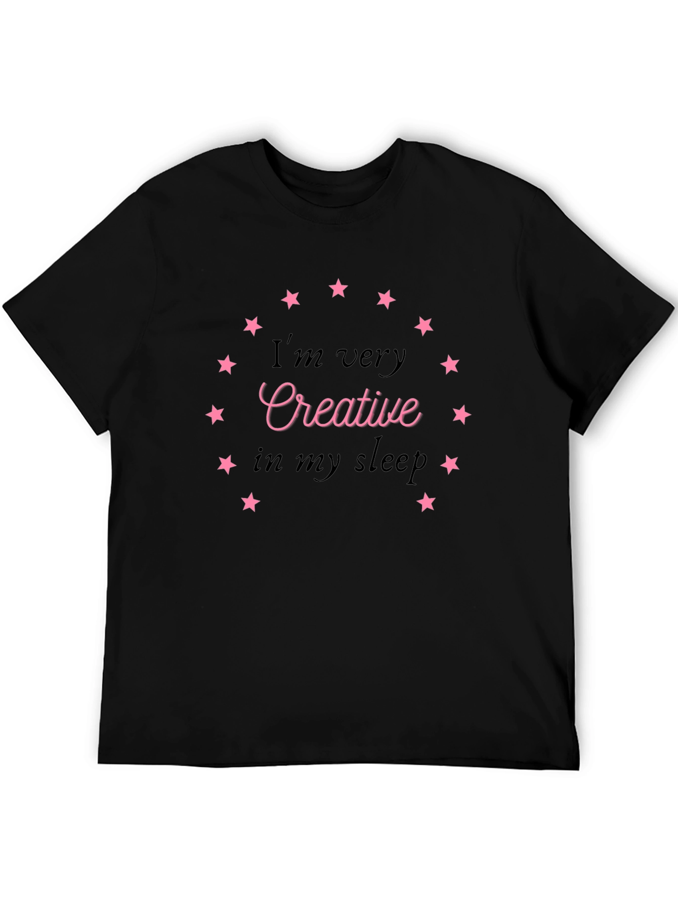 Creative in My Sleep Black Tee