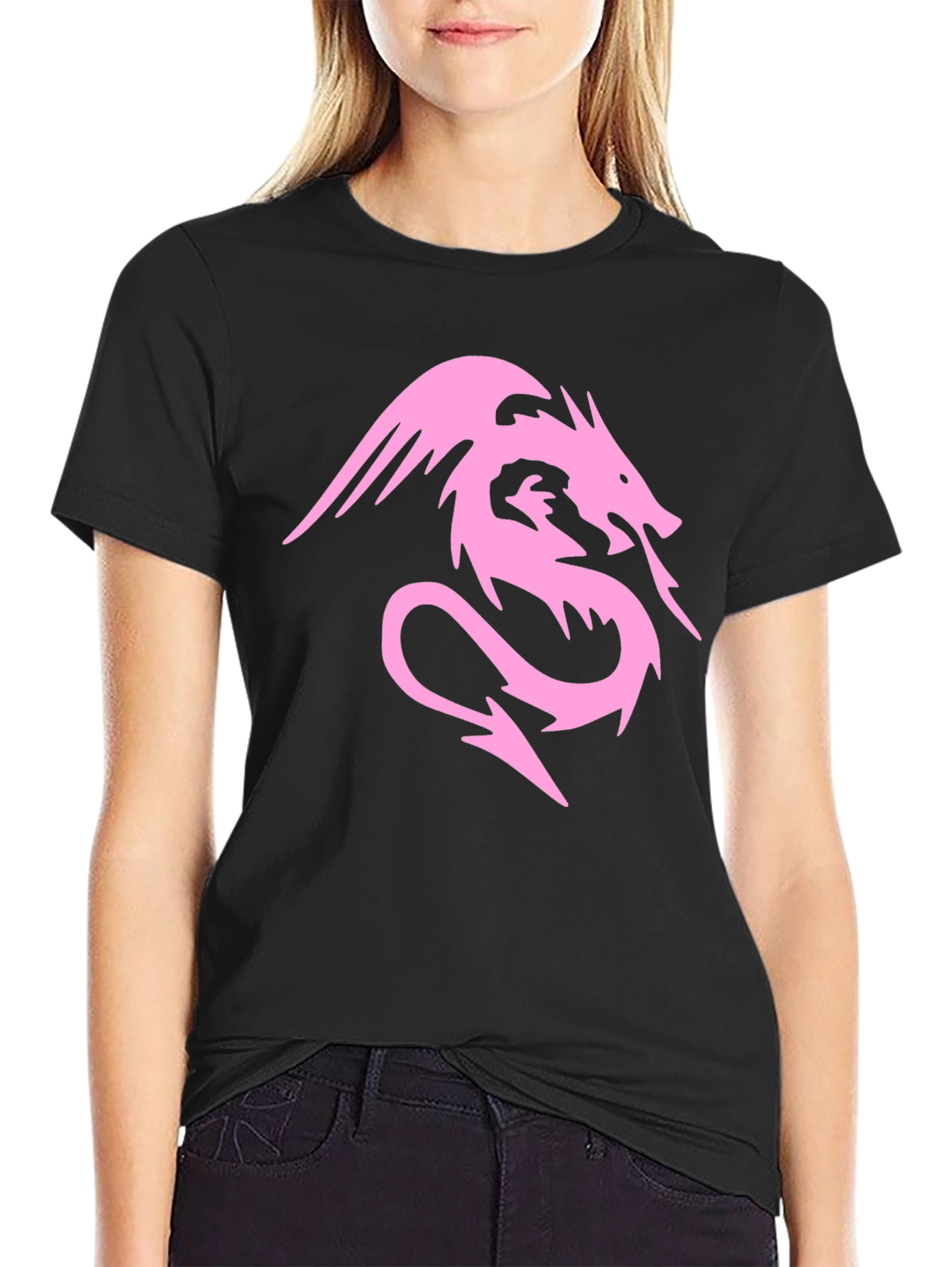 Dragon Graphic Tee - Black T-Shirt