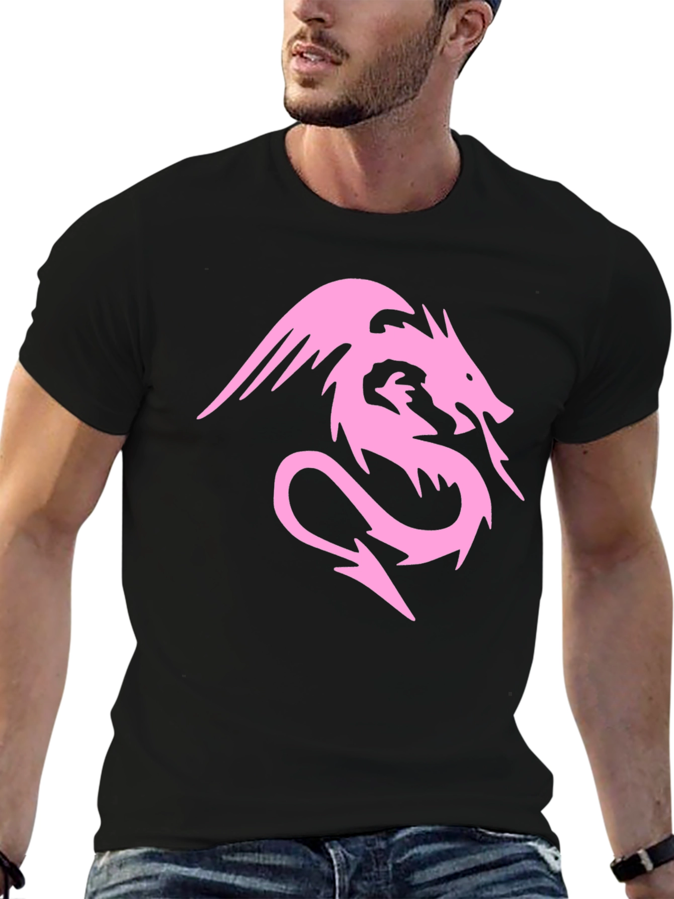 Dragon Graphic Tee - Black T-Shirt