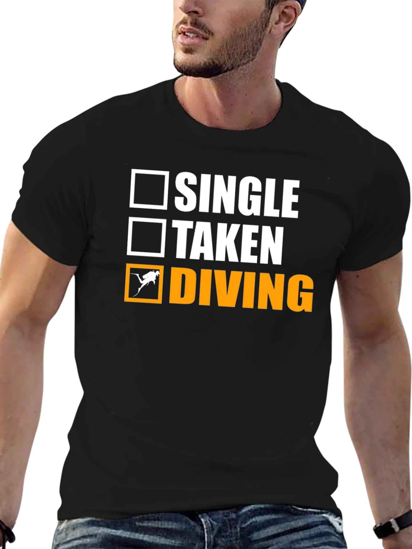 Single Taken Diving T-Shirt Diver Gift