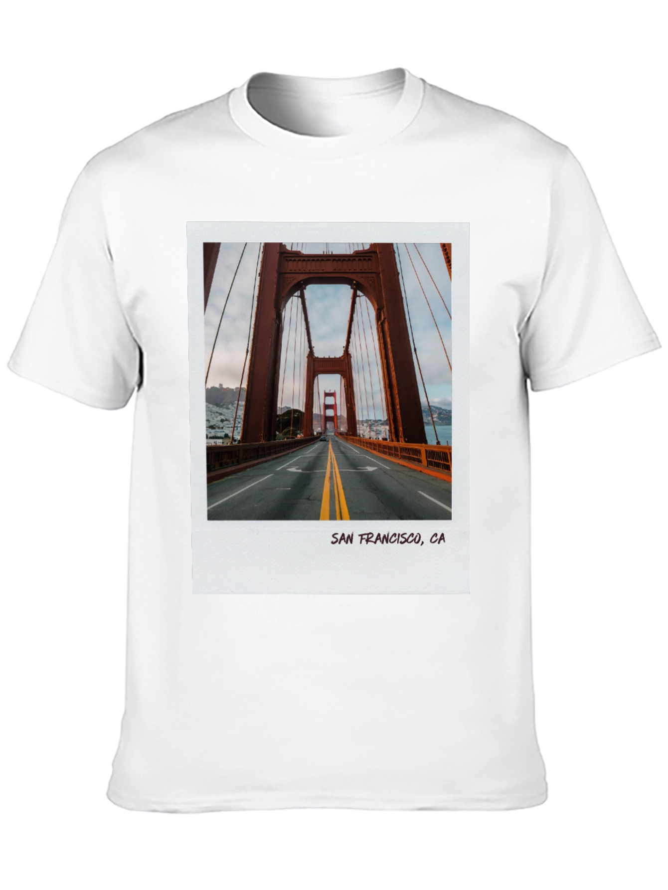 San Francisco Golden Gate Bridge Photo T-Shirt