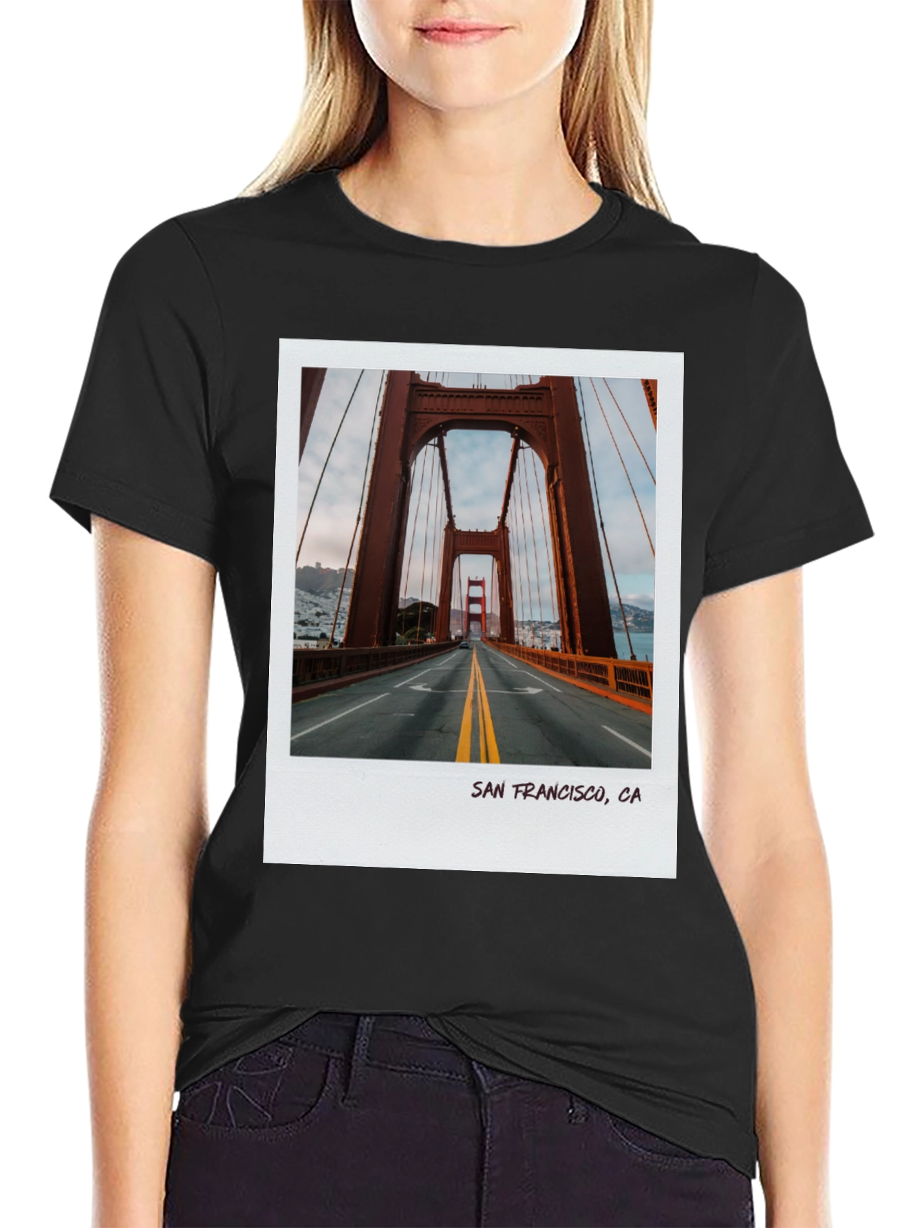San Francisco Golden Gate Bridge Photo T-Shirt