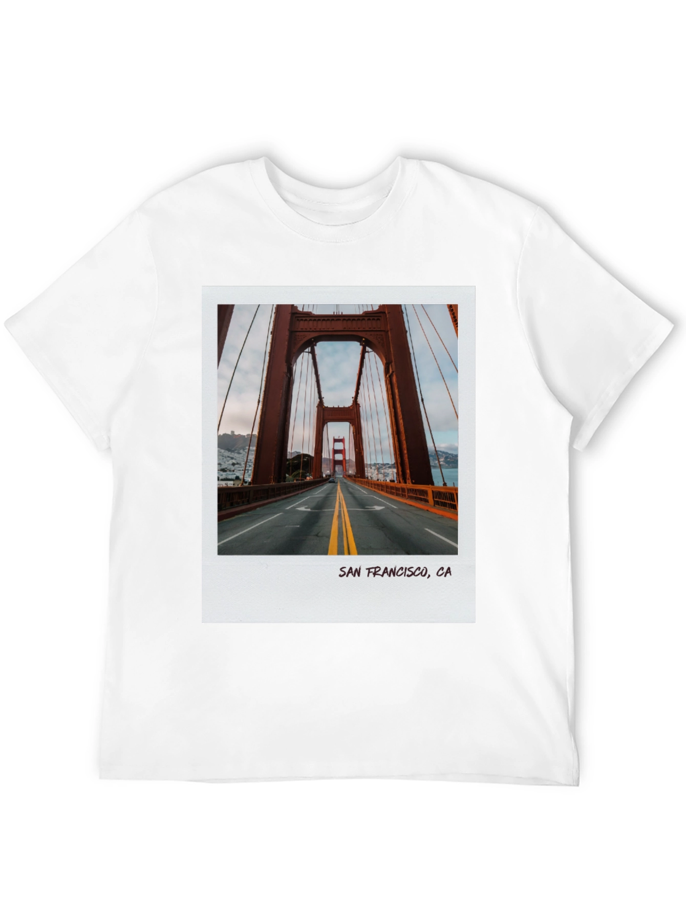 San Francisco Golden Gate Bridge Photo T-Shirt