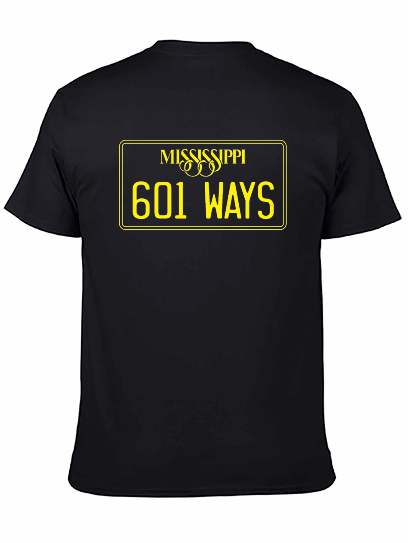 Mississippi 601 Ways Black T-Shirt