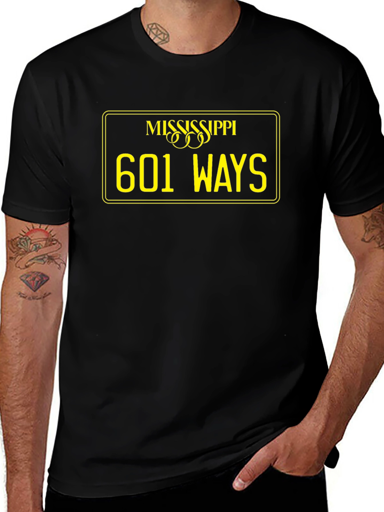 Mississippi 601 Ways Black T-Shirt