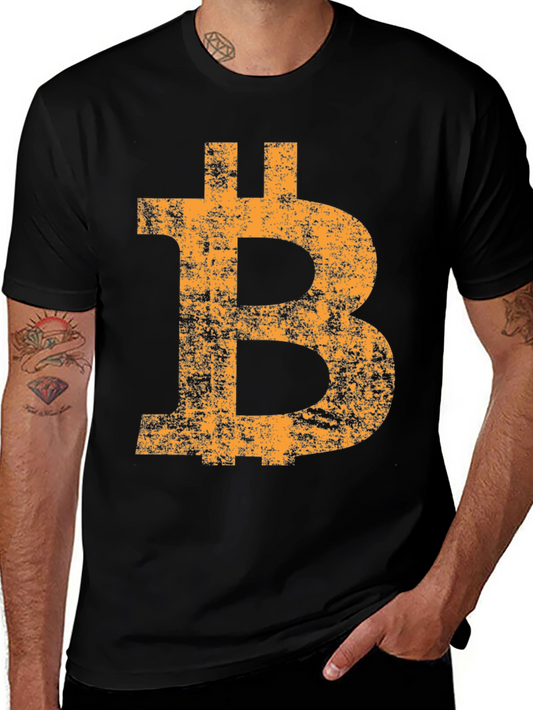 Bitcoin Logo Black T-Shirt