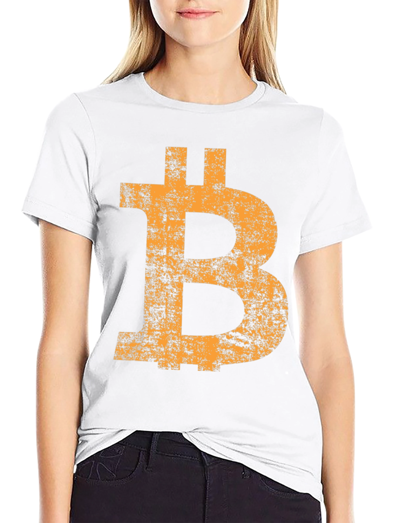 Bitcoin Logo Black T-Shirt