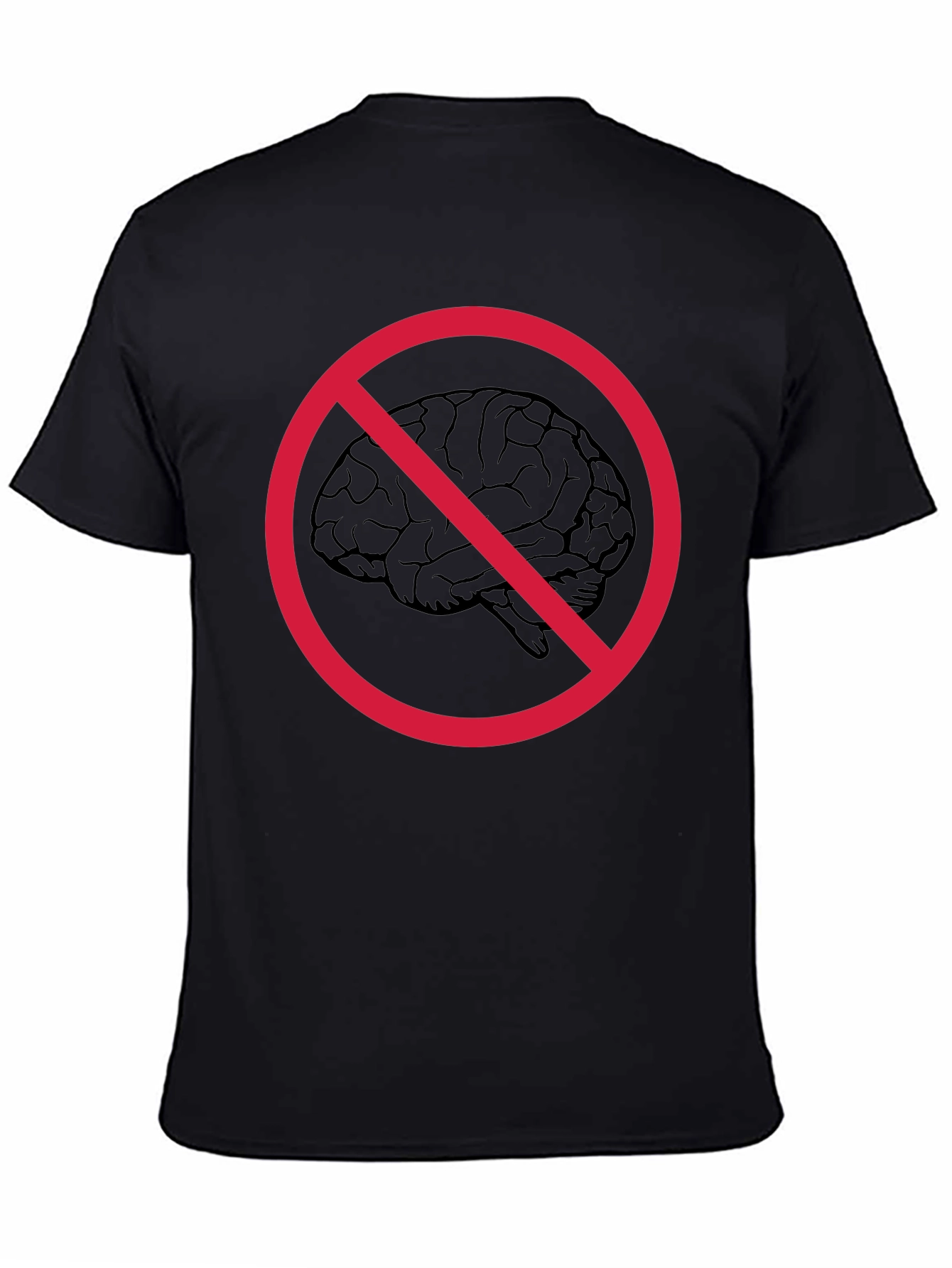 No Brainer Graphic Tee - Funny Anti-Intellectual T-Shirt