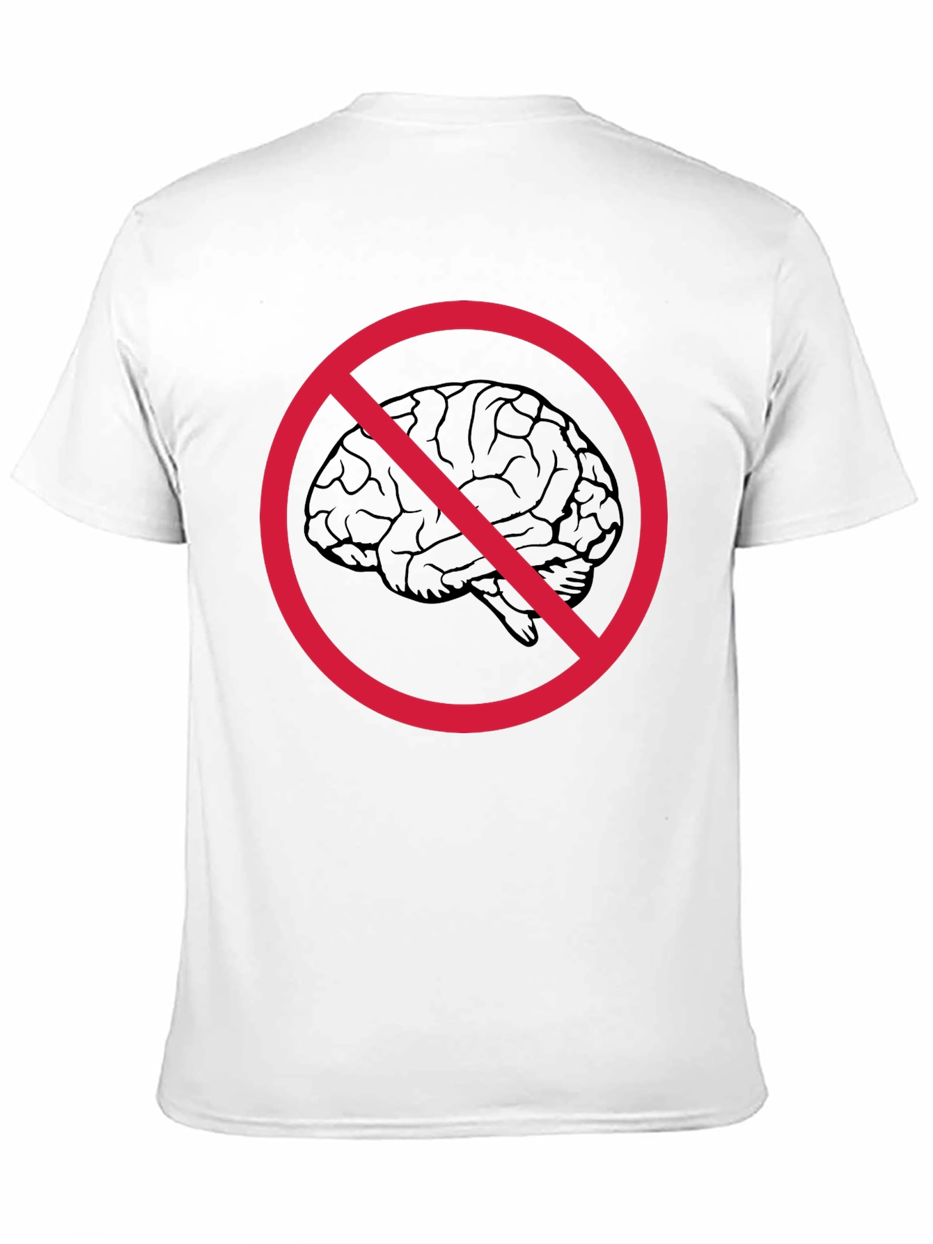 No Brainer Graphic Tee - Funny Anti-Intellectual T-Shirt