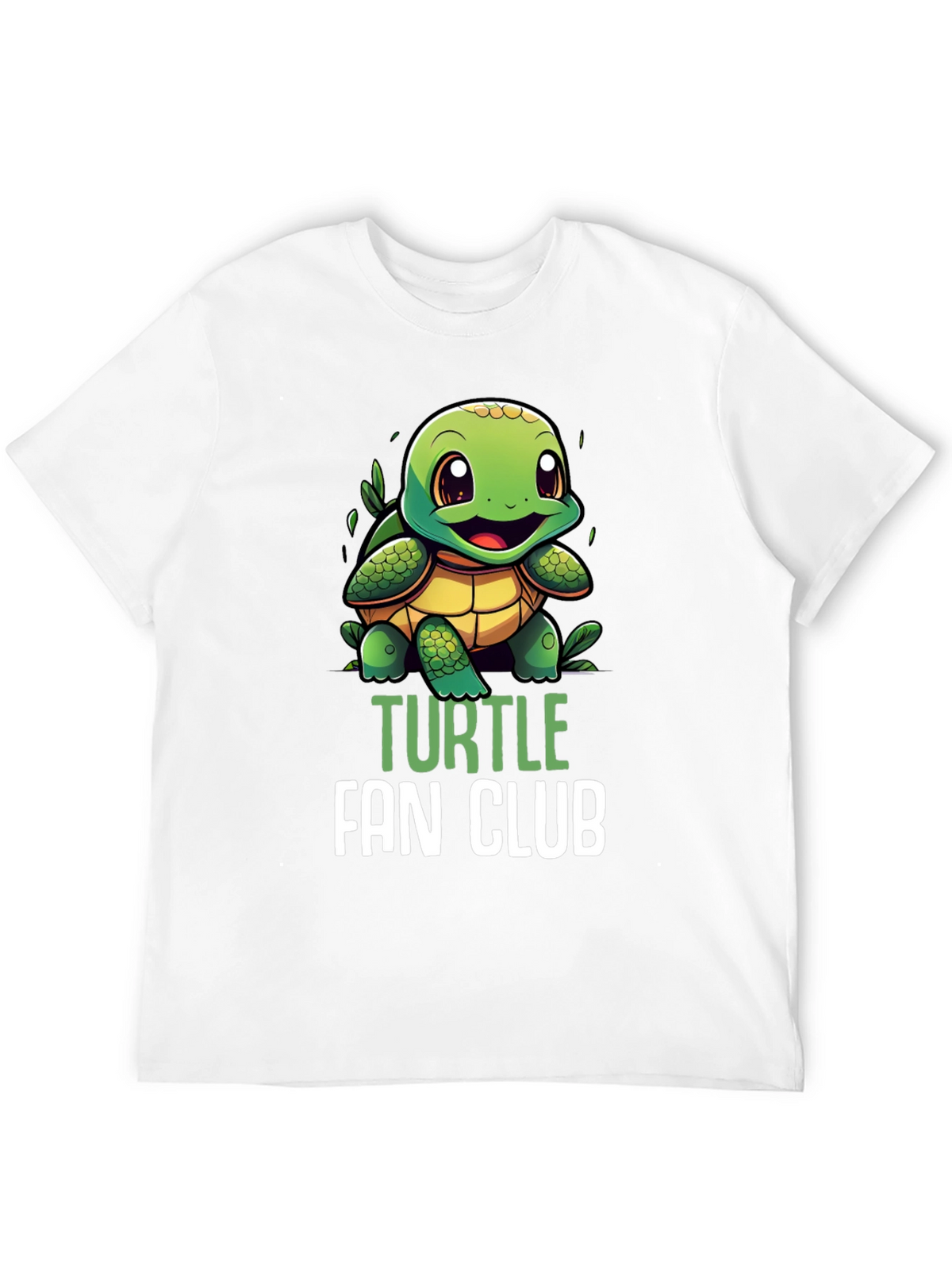 Turtle Fan Club T-Shirt - Cute Cartoon Turtle Design