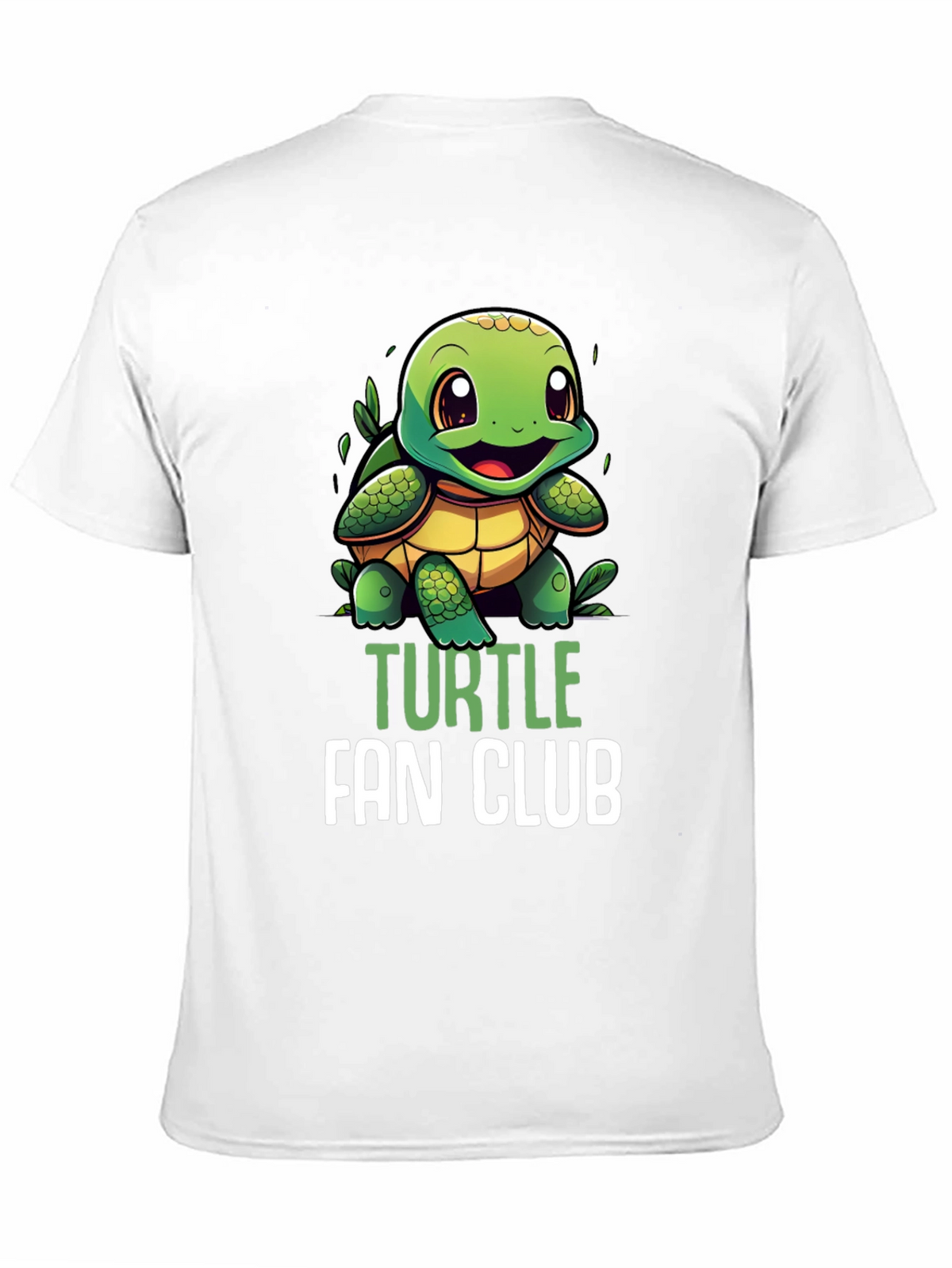 Turtle Fan Club T-Shirt - Cute Cartoon Turtle Design