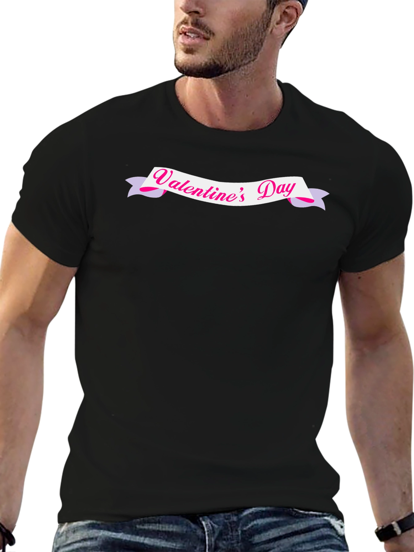 Valentines Day Black T-Shirt