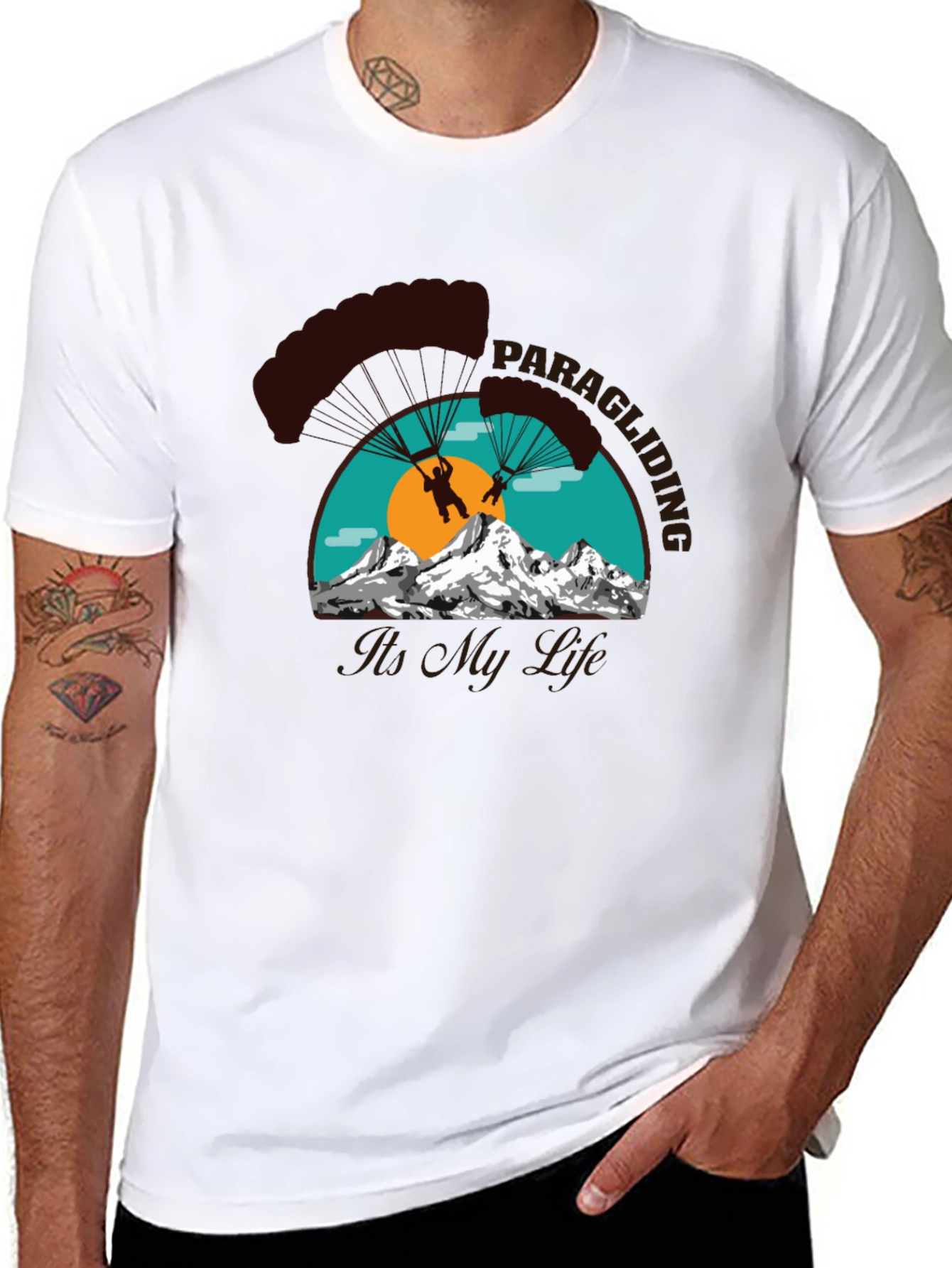 Paragliding Is My Life Graphic Tee