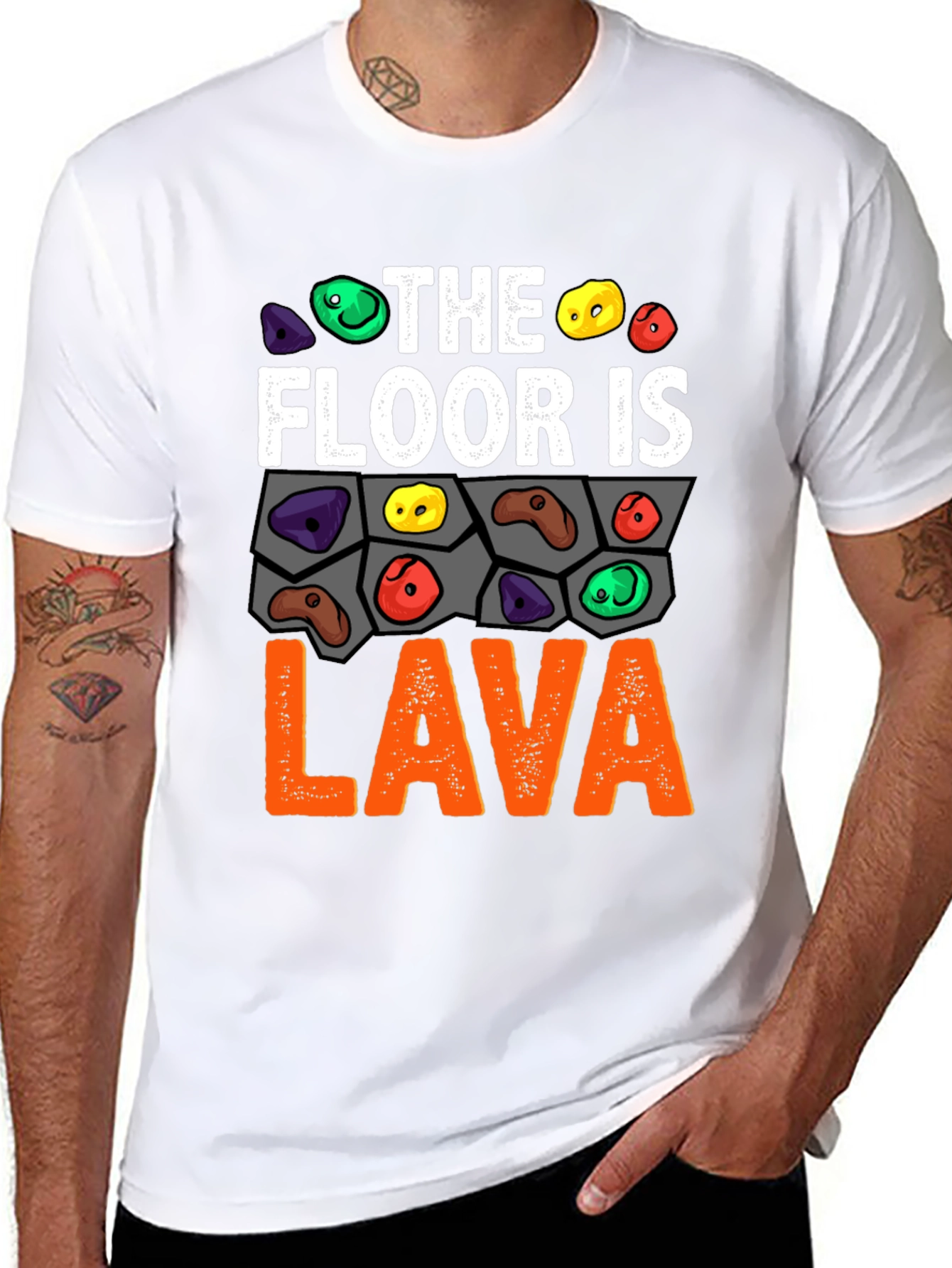 The Floor is Lava Climbing T-Shirt