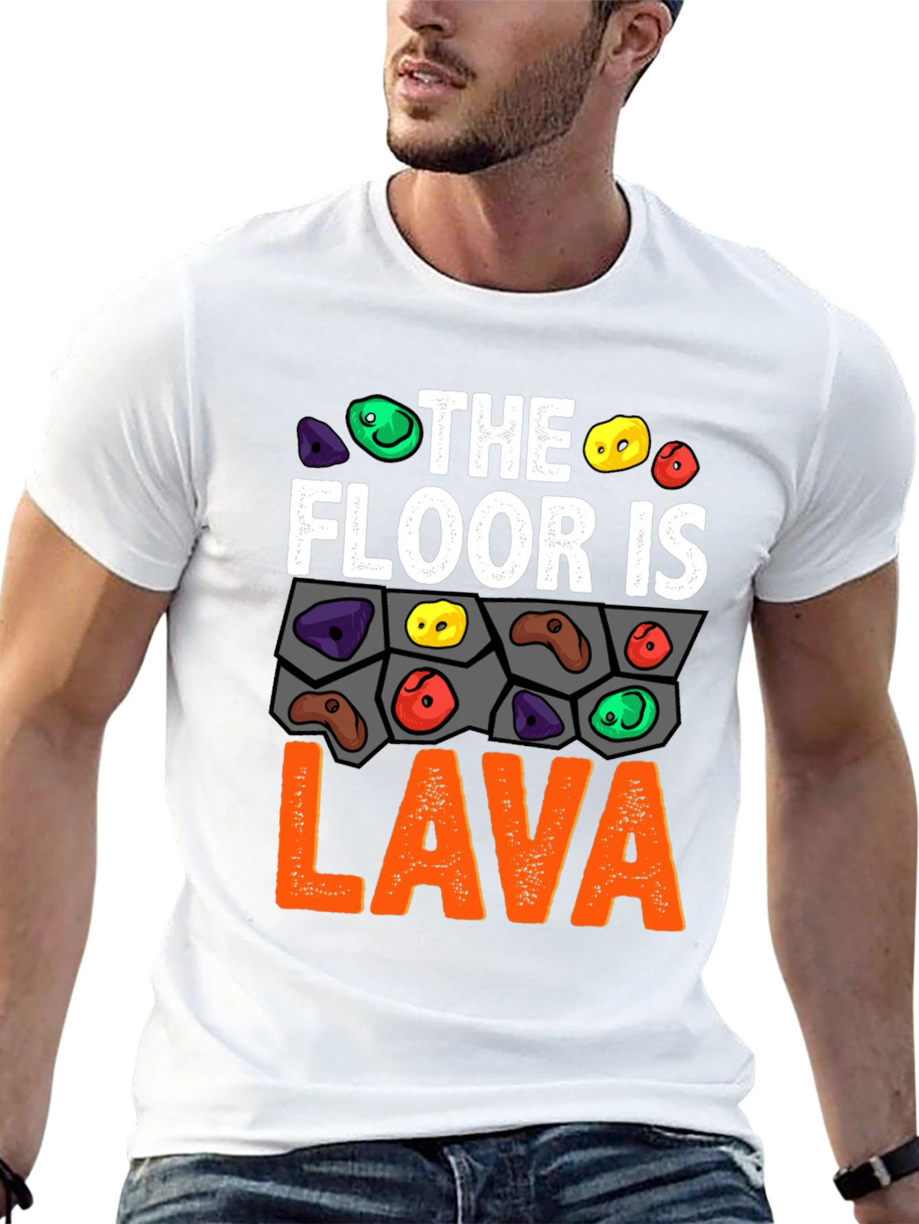 The Floor is Lava Climbing T-Shirt