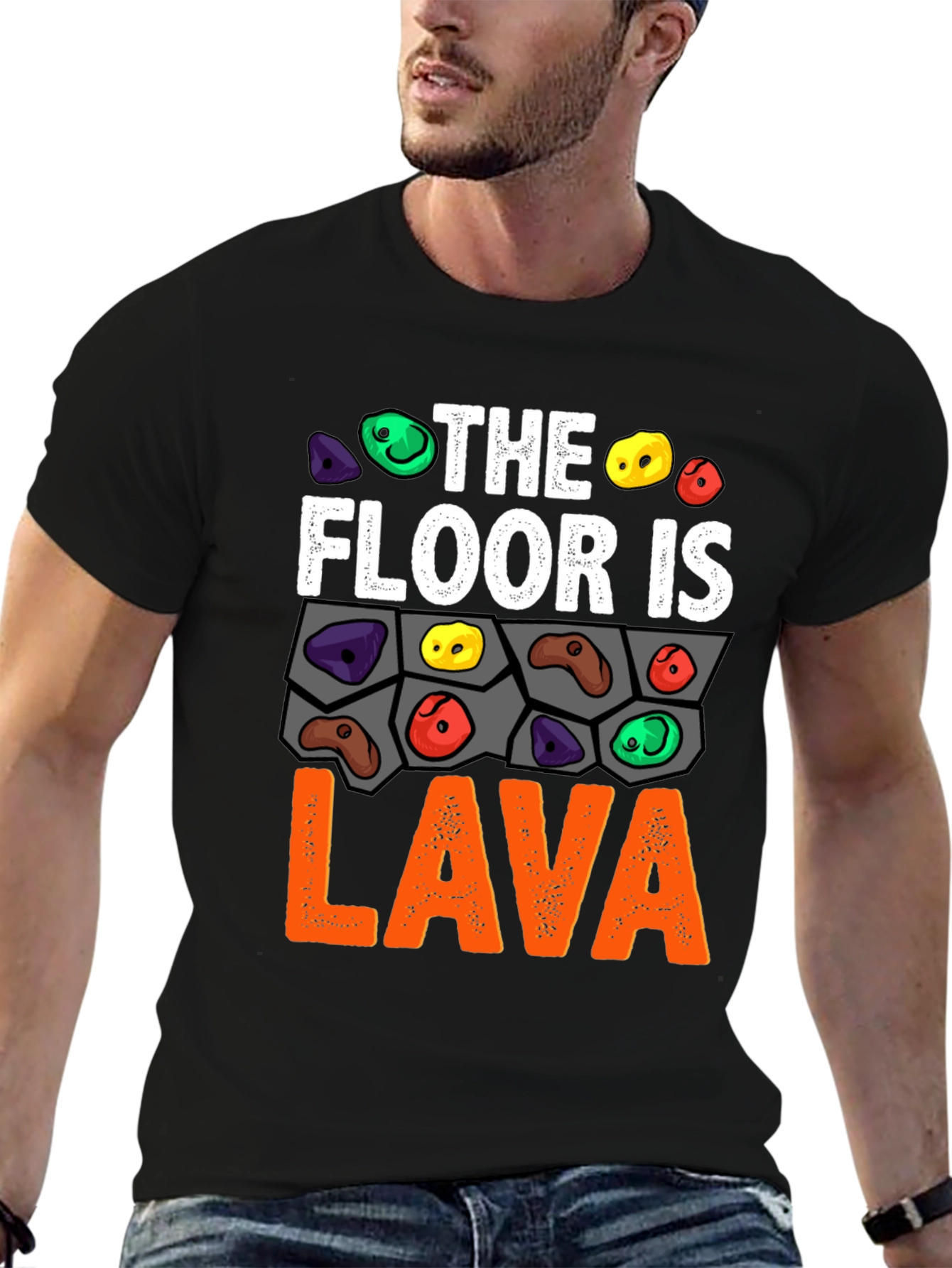 The Floor is Lava Climbing T-Shirt