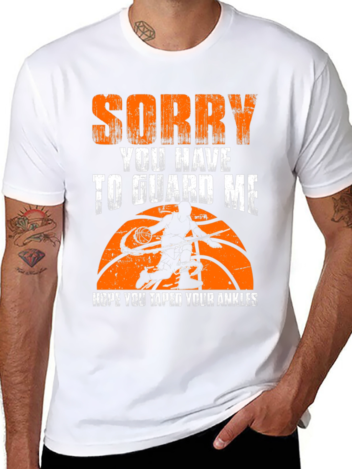 Basketball T-Shirt Sorry You Have to Guard Me