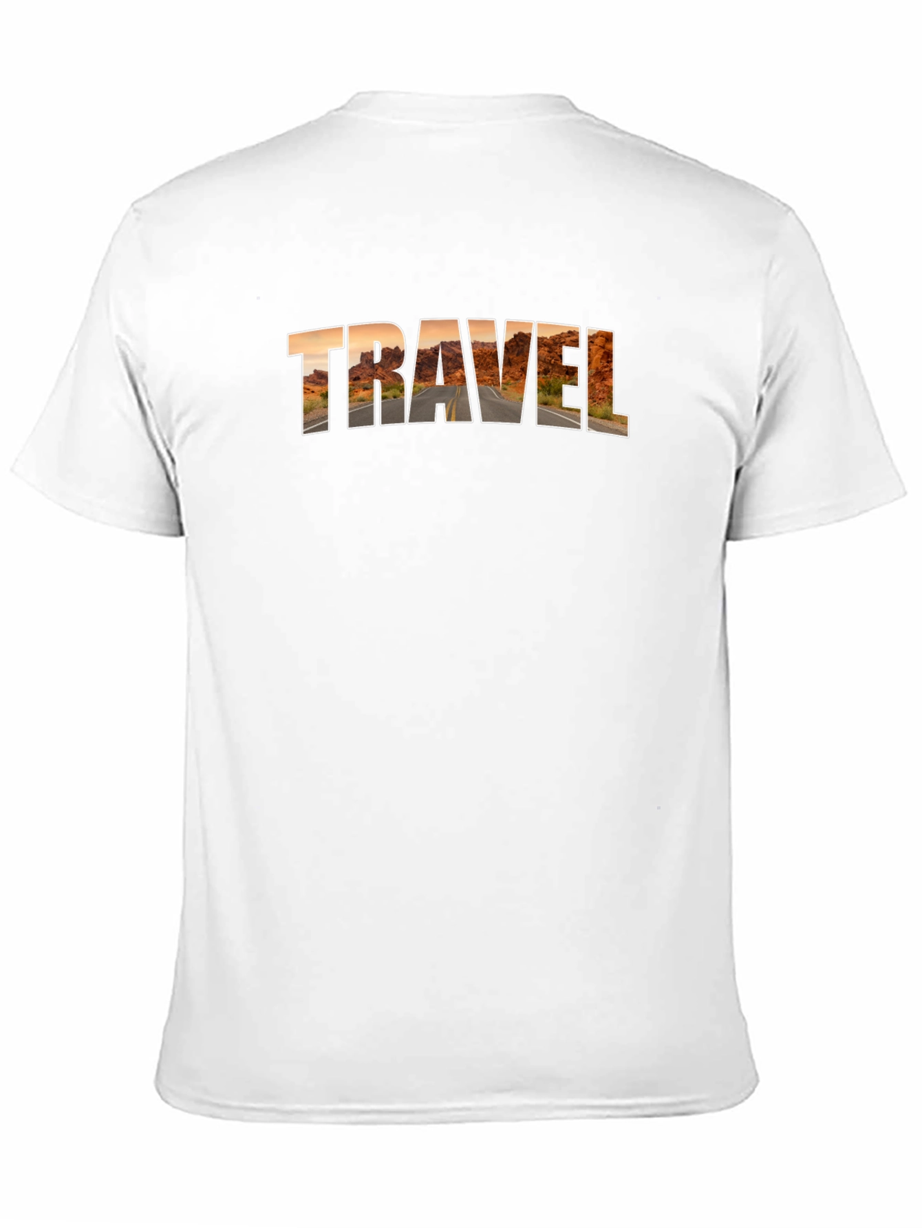 Travel Graphic Tee - Black Short Sleeve T-Shirt