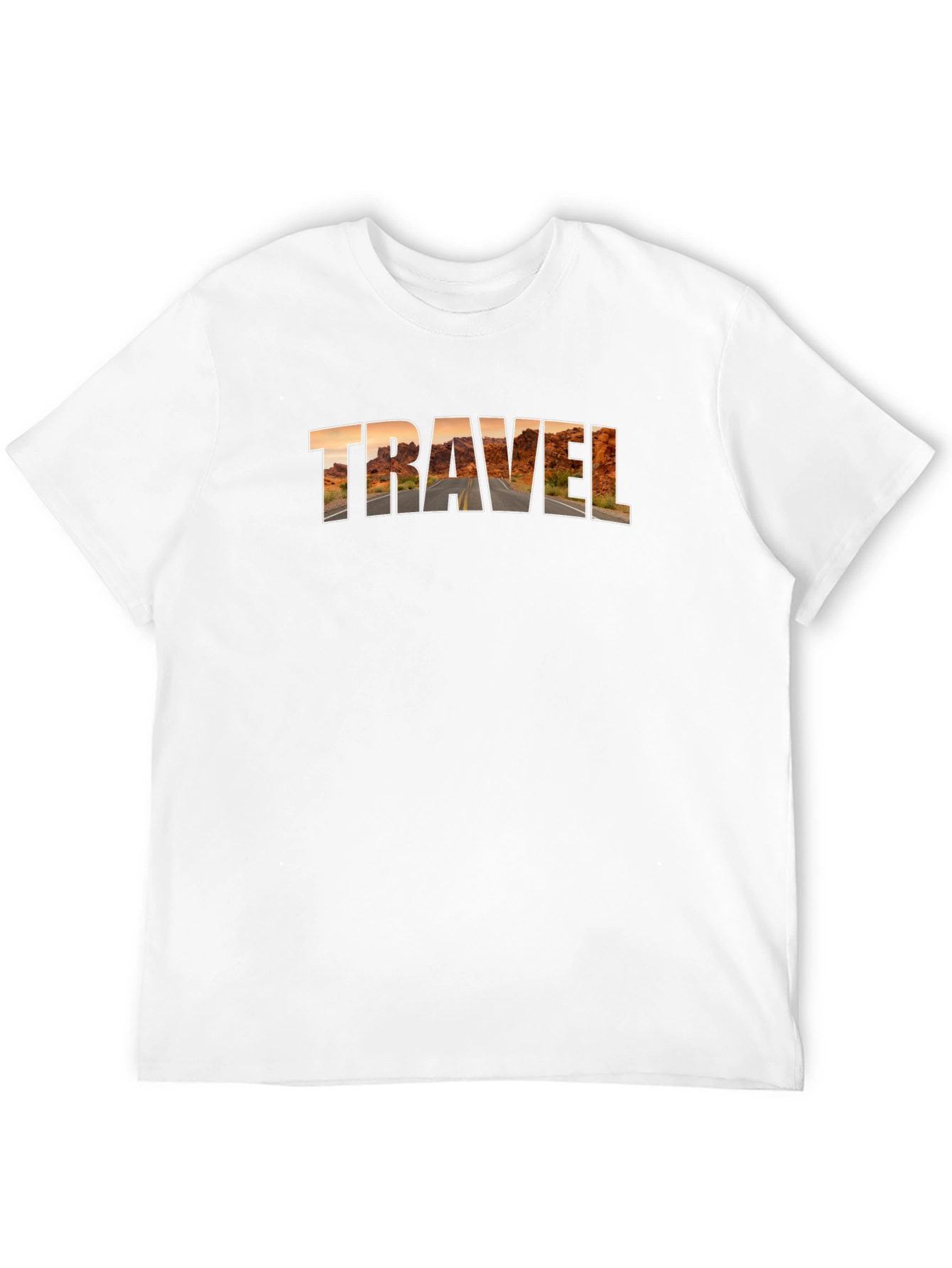 Travel Graphic Tee - Black Short Sleeve T-Shirt