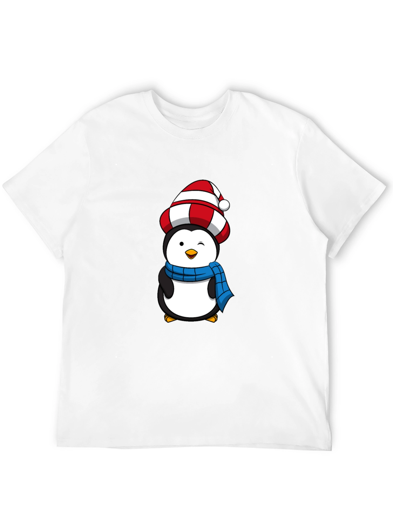 Festive Penguin T-Shirt - Holiday Cheer