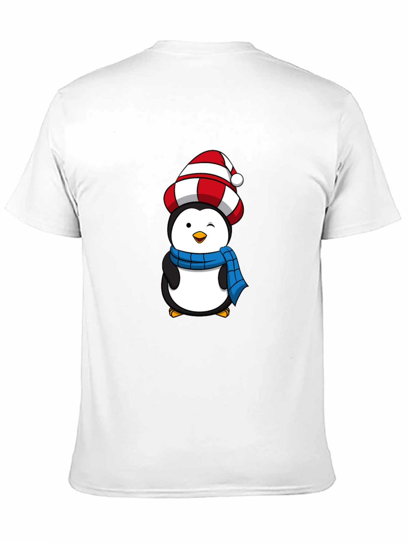 Festive Penguin T-Shirt - Holiday Cheer