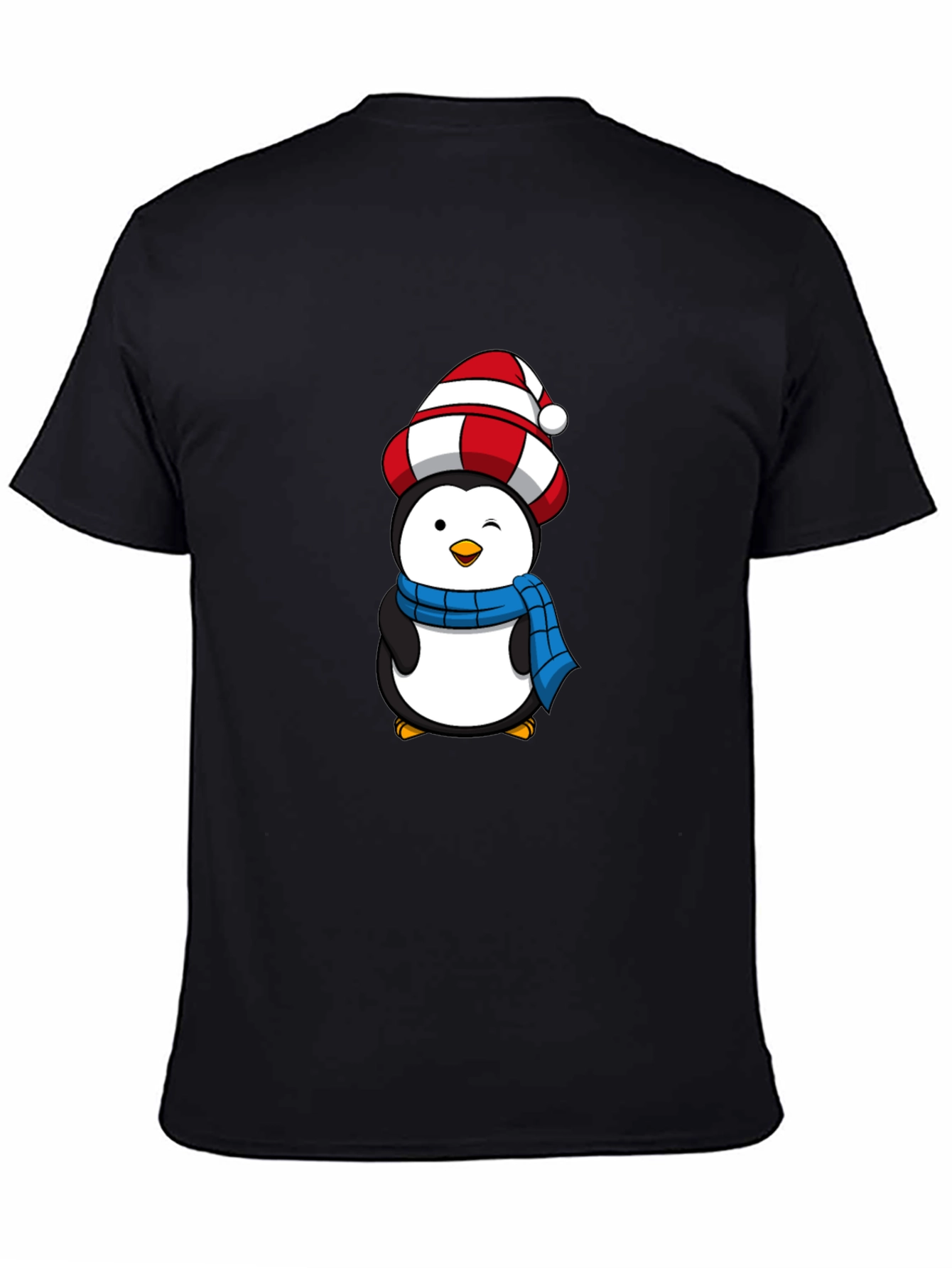 Festive Penguin T-Shirt - Holiday Cheer