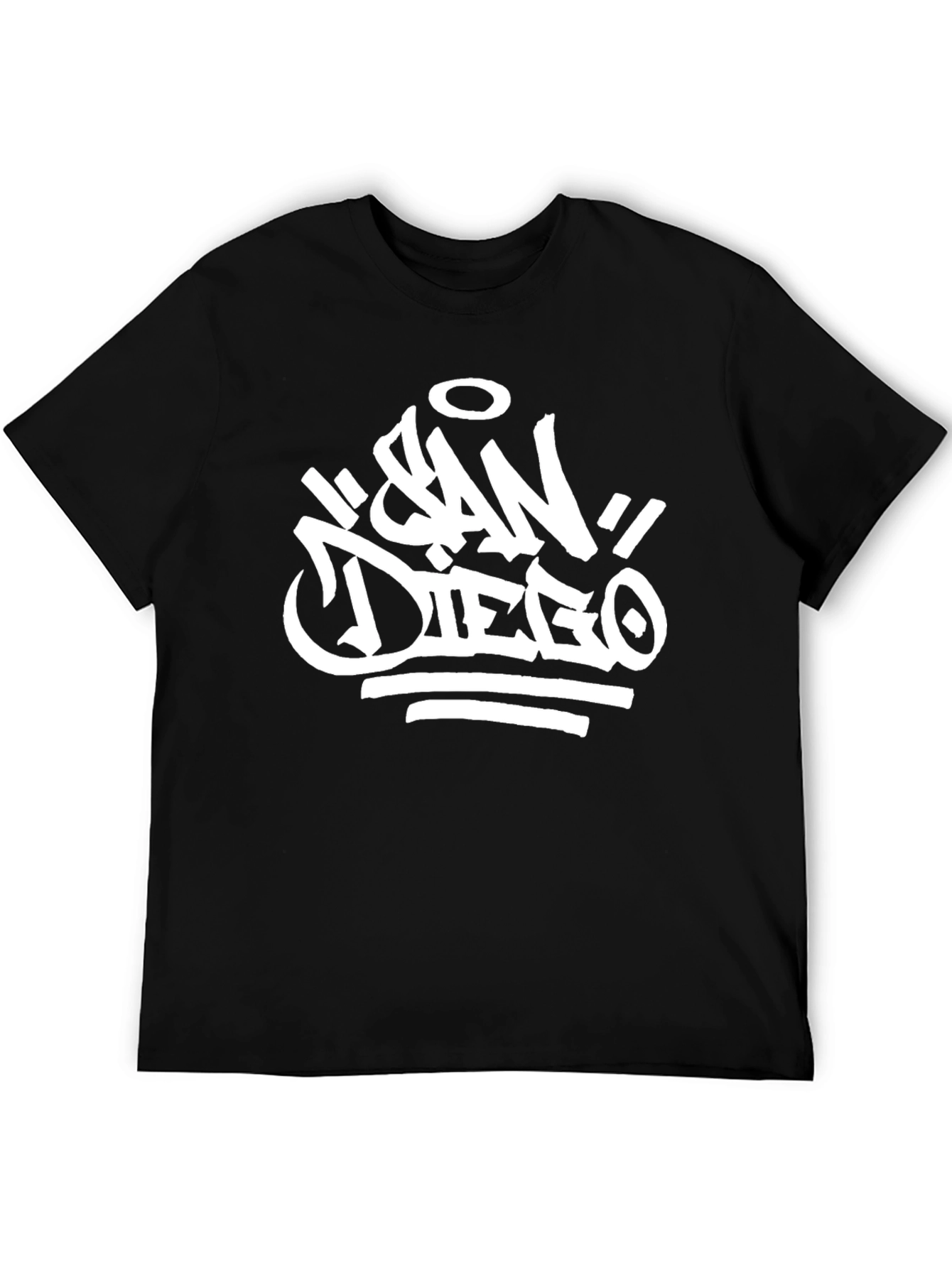 San Diego Graphic T-Shirt - Mens Black Tee