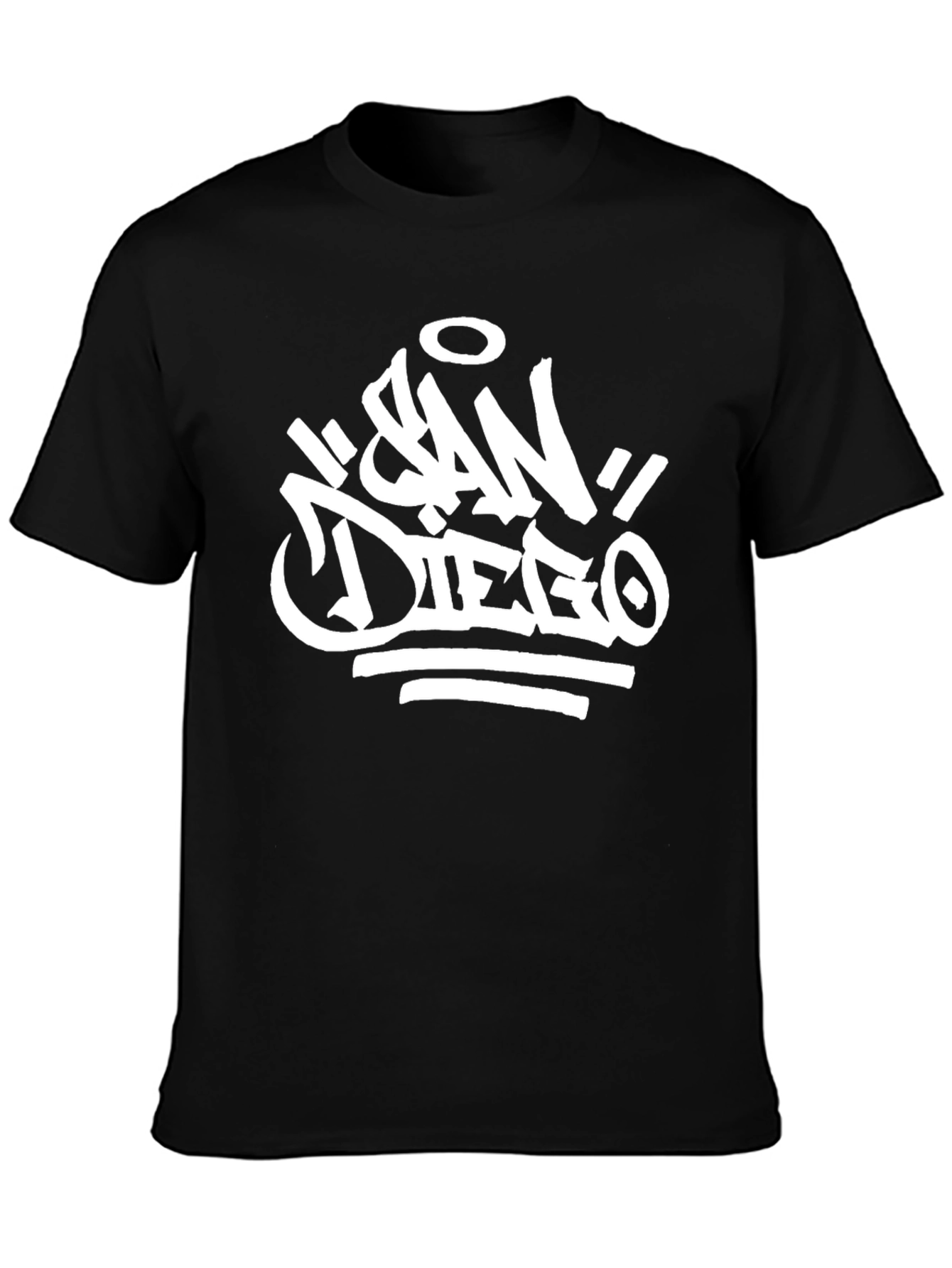 San Diego Graphic T-Shirt - Mens Black Tee