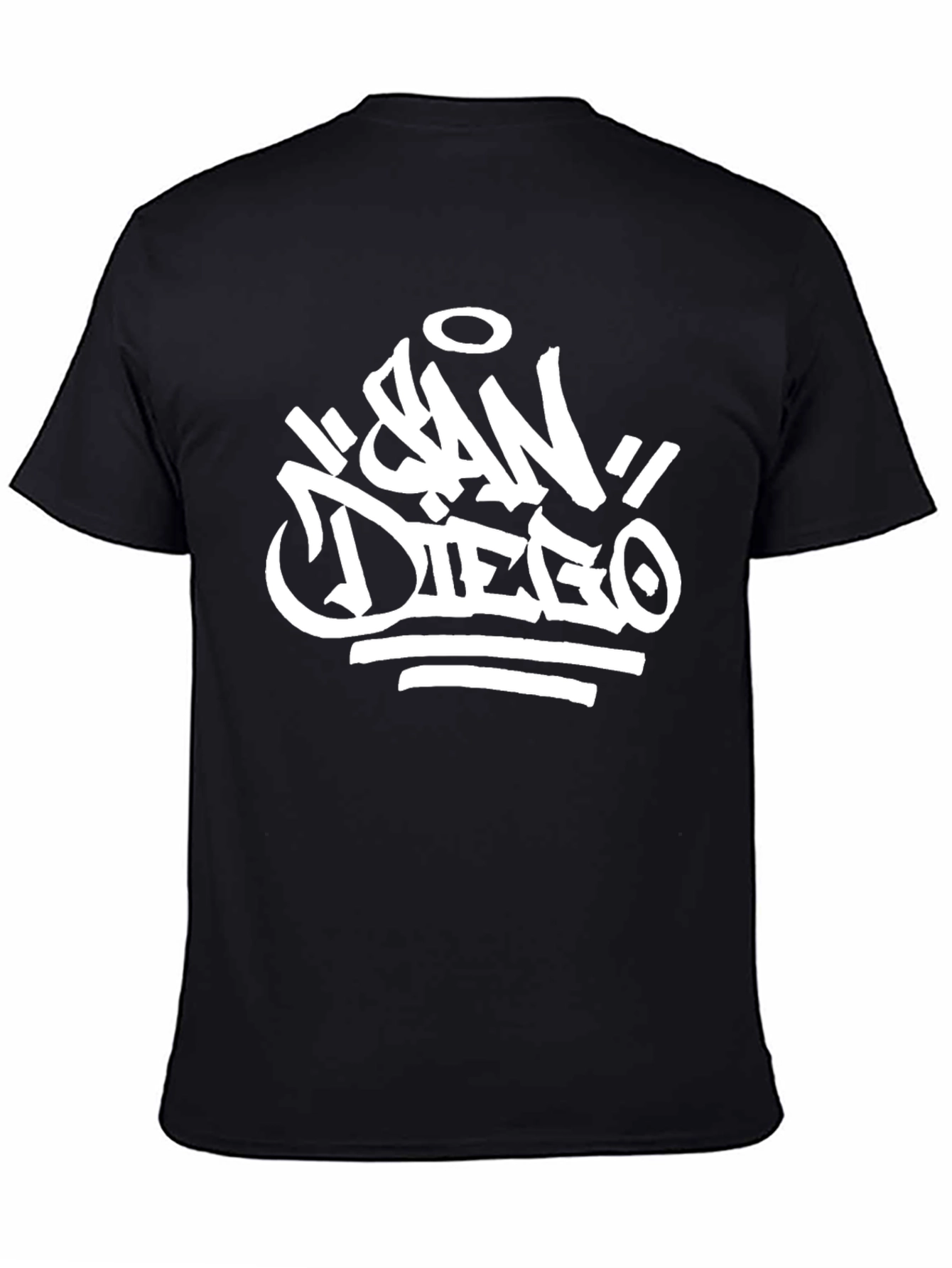 San Diego Graphic T-Shirt - Mens Black Tee