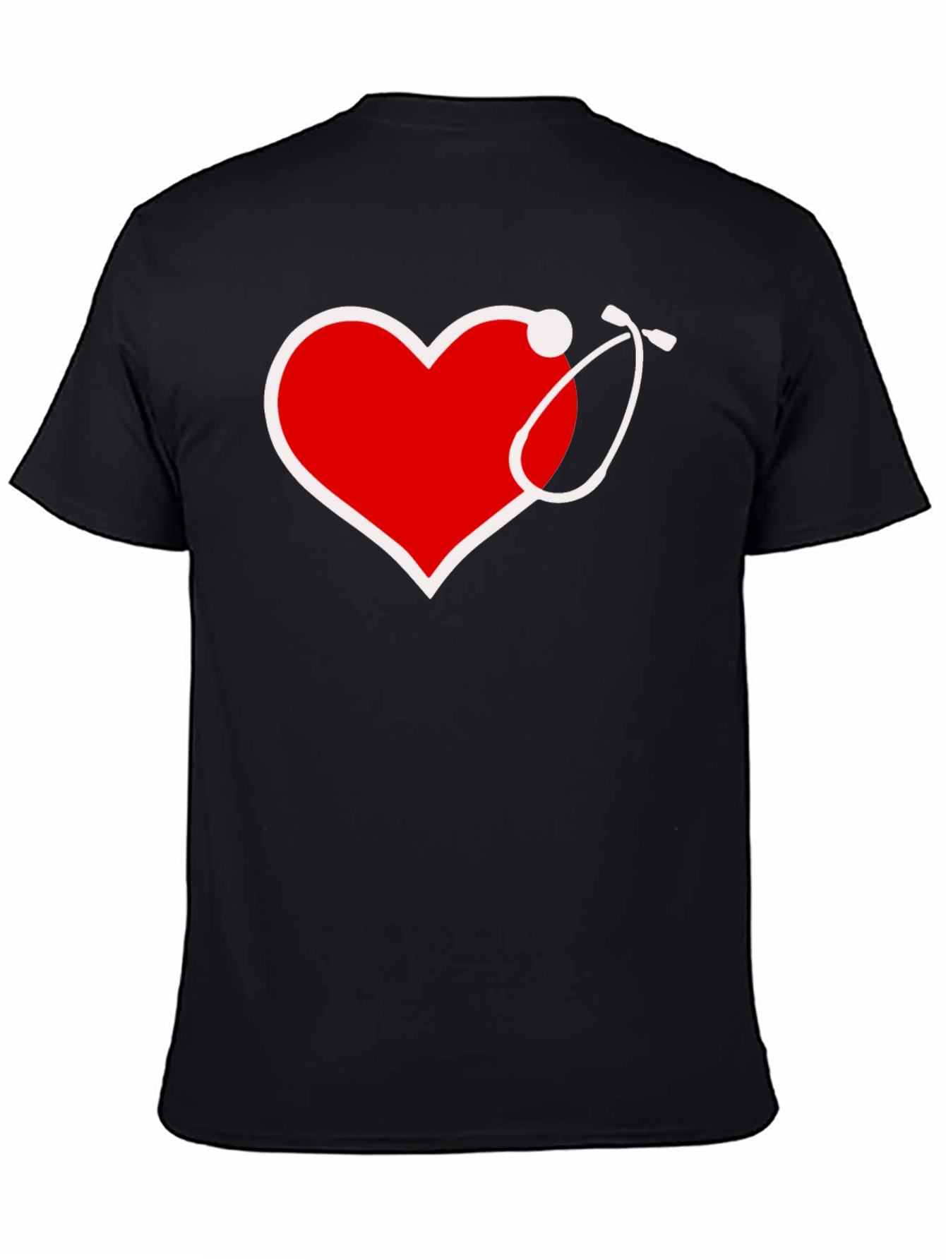 Heart Stethoscope Graphic Tee - Medical Love!