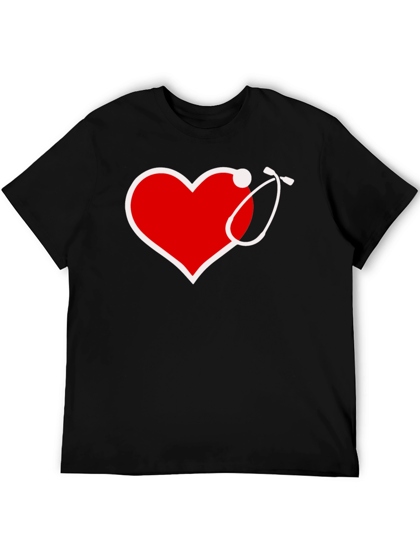 Heart Stethoscope Graphic Tee - Medical Love!