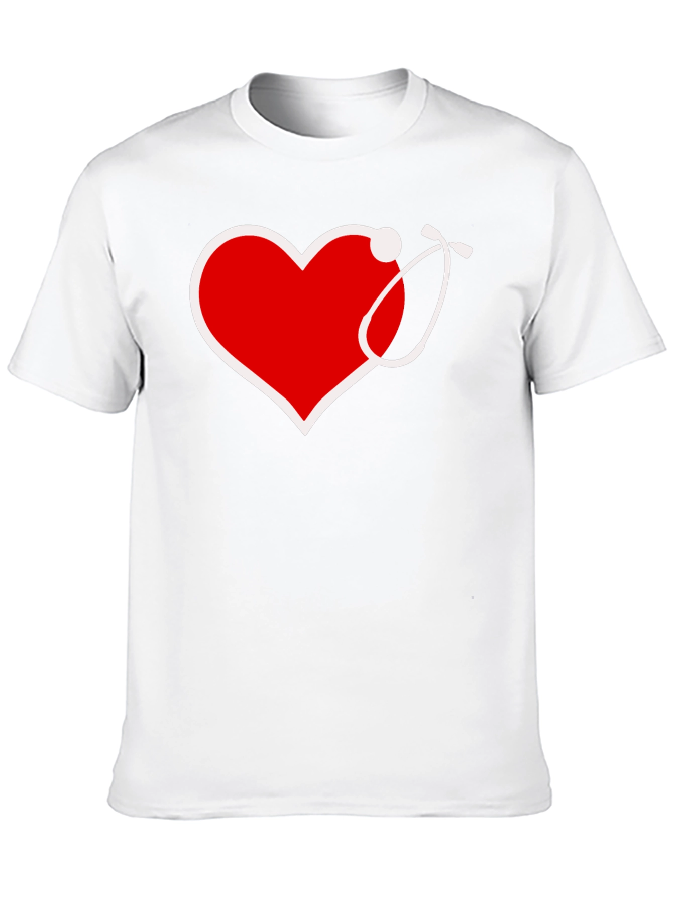 Heart Stethoscope Graphic Tee - Medical Love!
