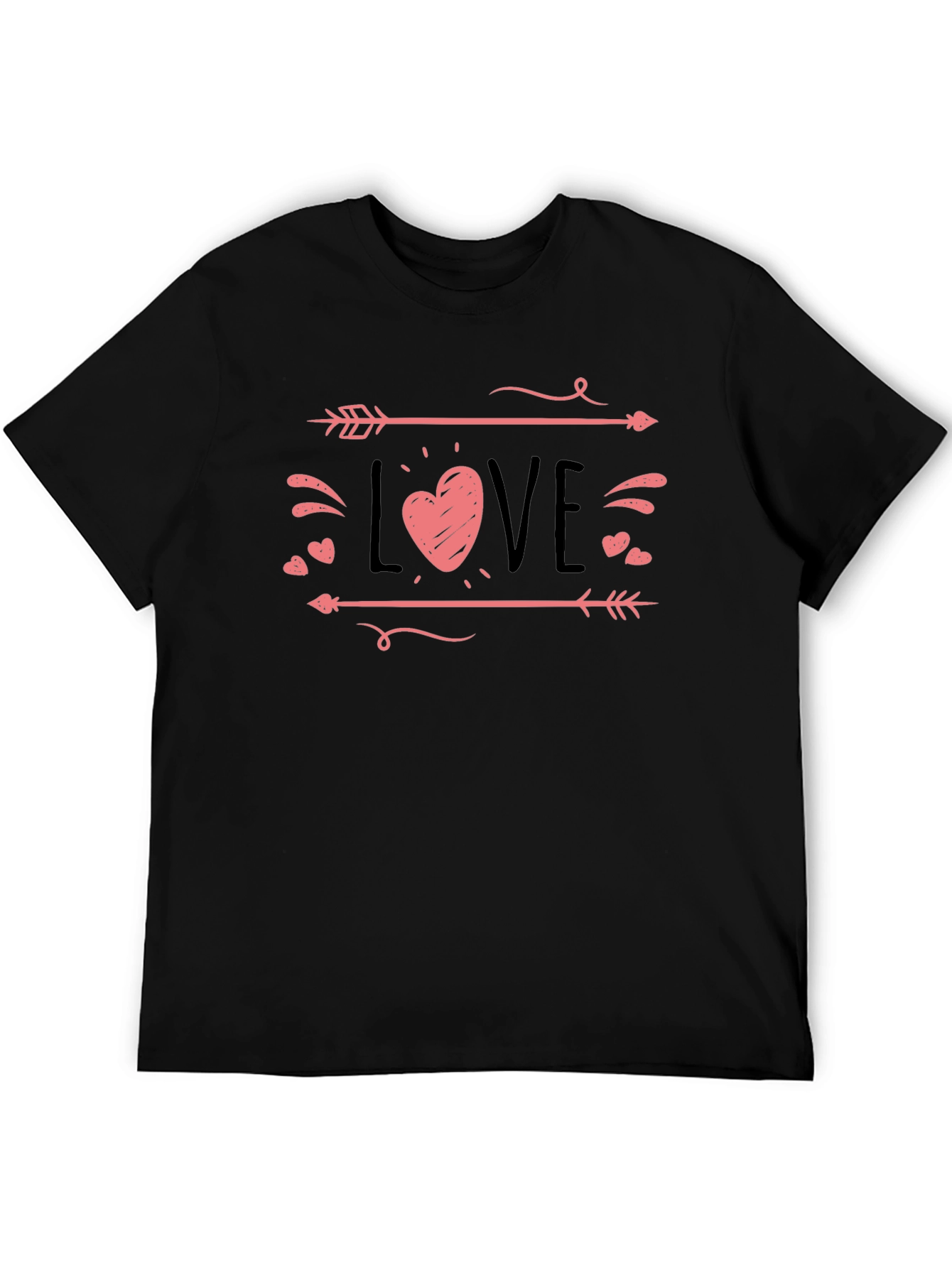 Love Heart Arrow Graphic Tee - Valentines Gift